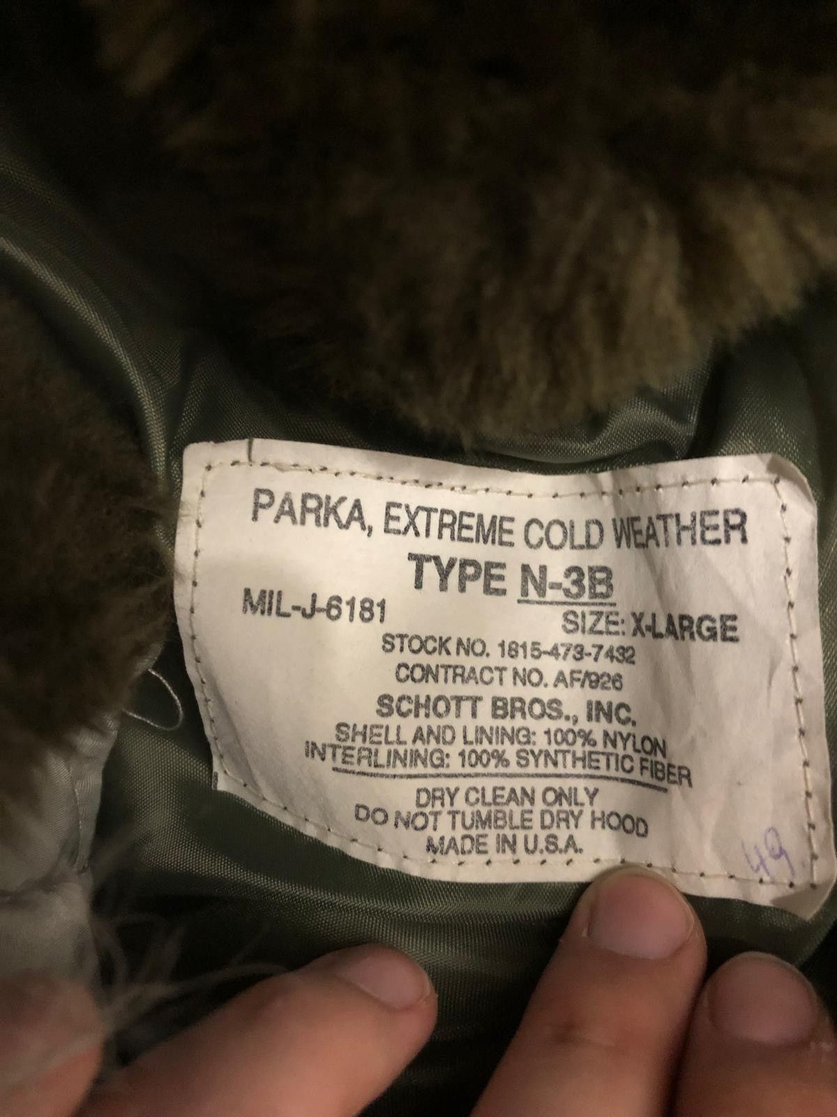 Schott × Vintage Vintage N3b Schott Bros Parka Cold Weather Jacket Hype Rare Size US XL / EU 56 / 4 - 5 Thumbnail