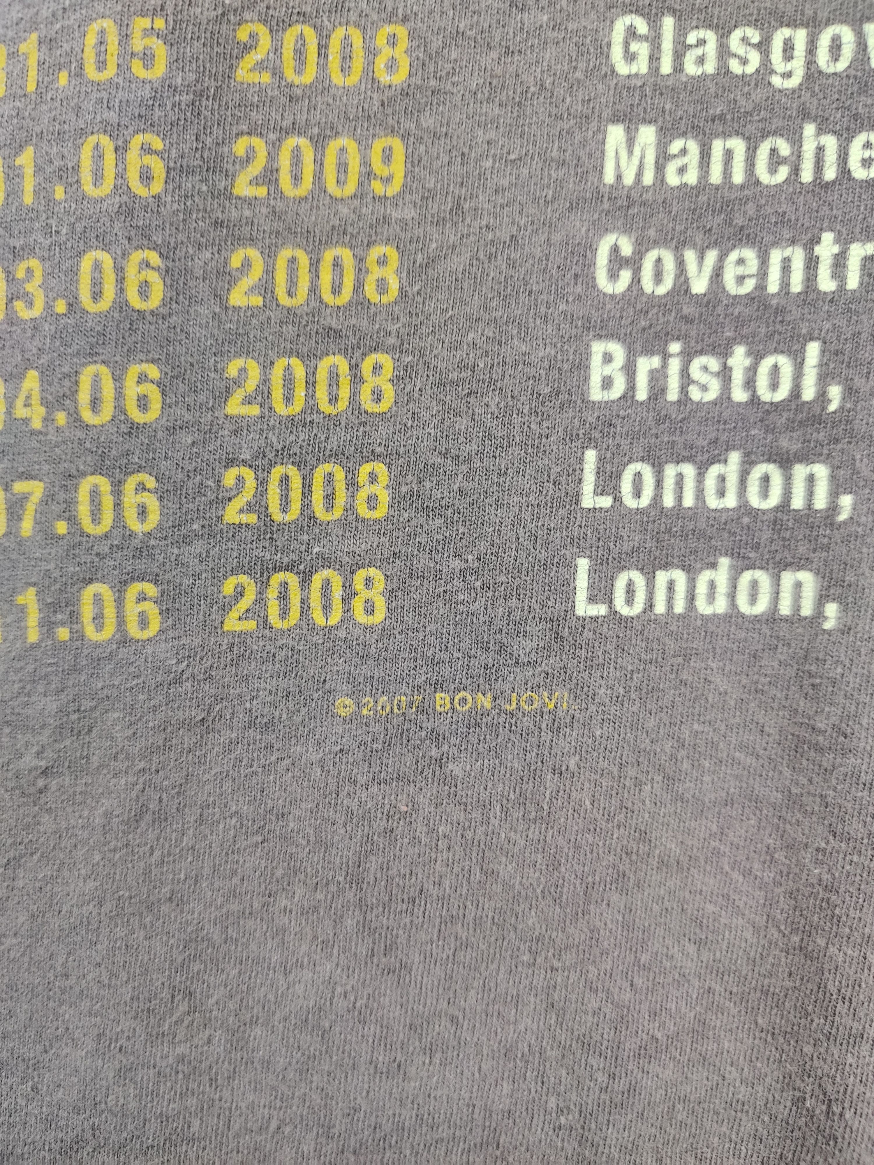 Band Tees Vintage Bonjovi Lost Highway Tour Band Tee Tshirt Size US M / EU 48-50 / 2 - 8 Thumbnail