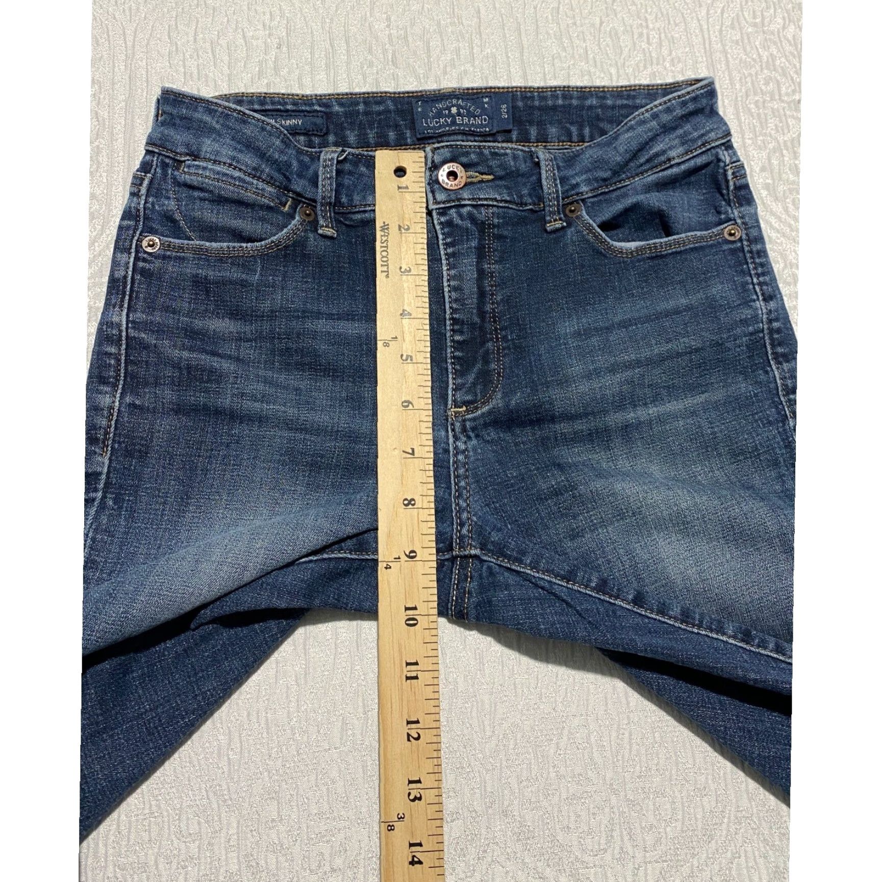 Lucky Brand Lucky Brand Jeans Hayden Skinny Jeans Women Size 2 26in Blue Denim Slim Fit Stretch Pockets Modern Style Size 26" / US 2 / IT 38 - 7 Thumbnail