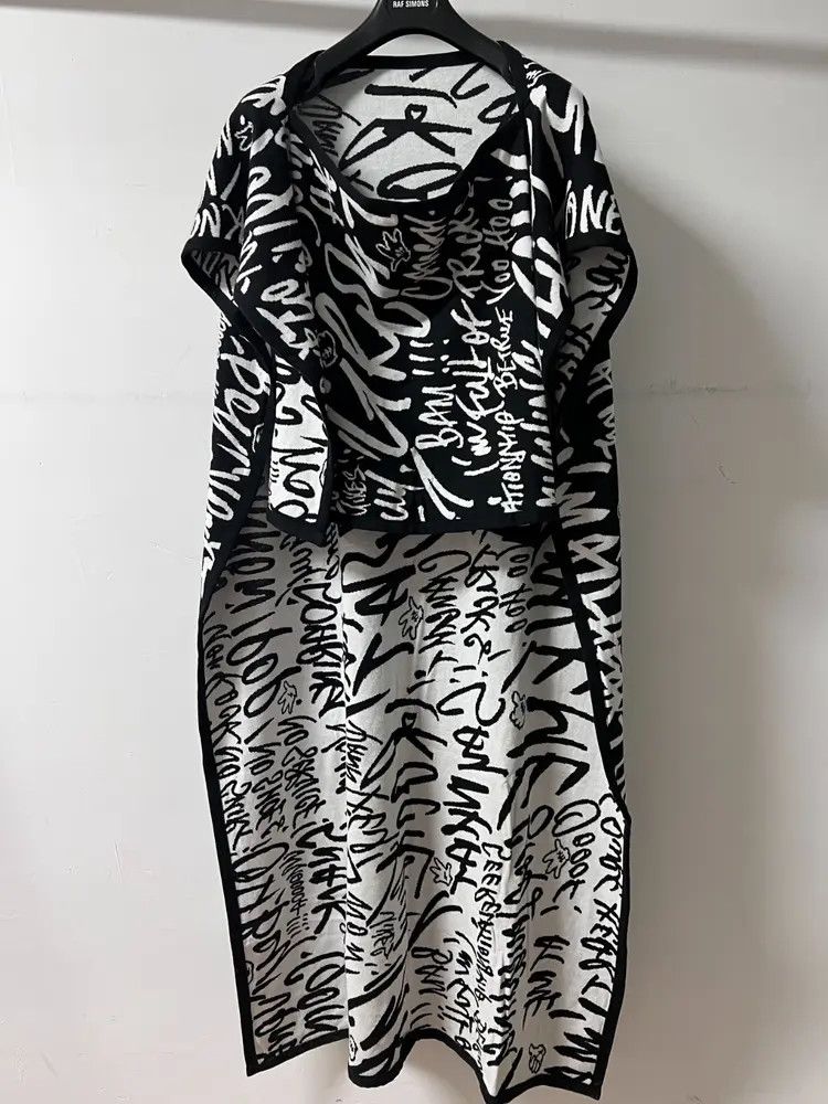 小物 takahiromiyashitathesoloist short scarf sa.0006AW24-black short scarf Days Of Our Youth 2024 Autumn