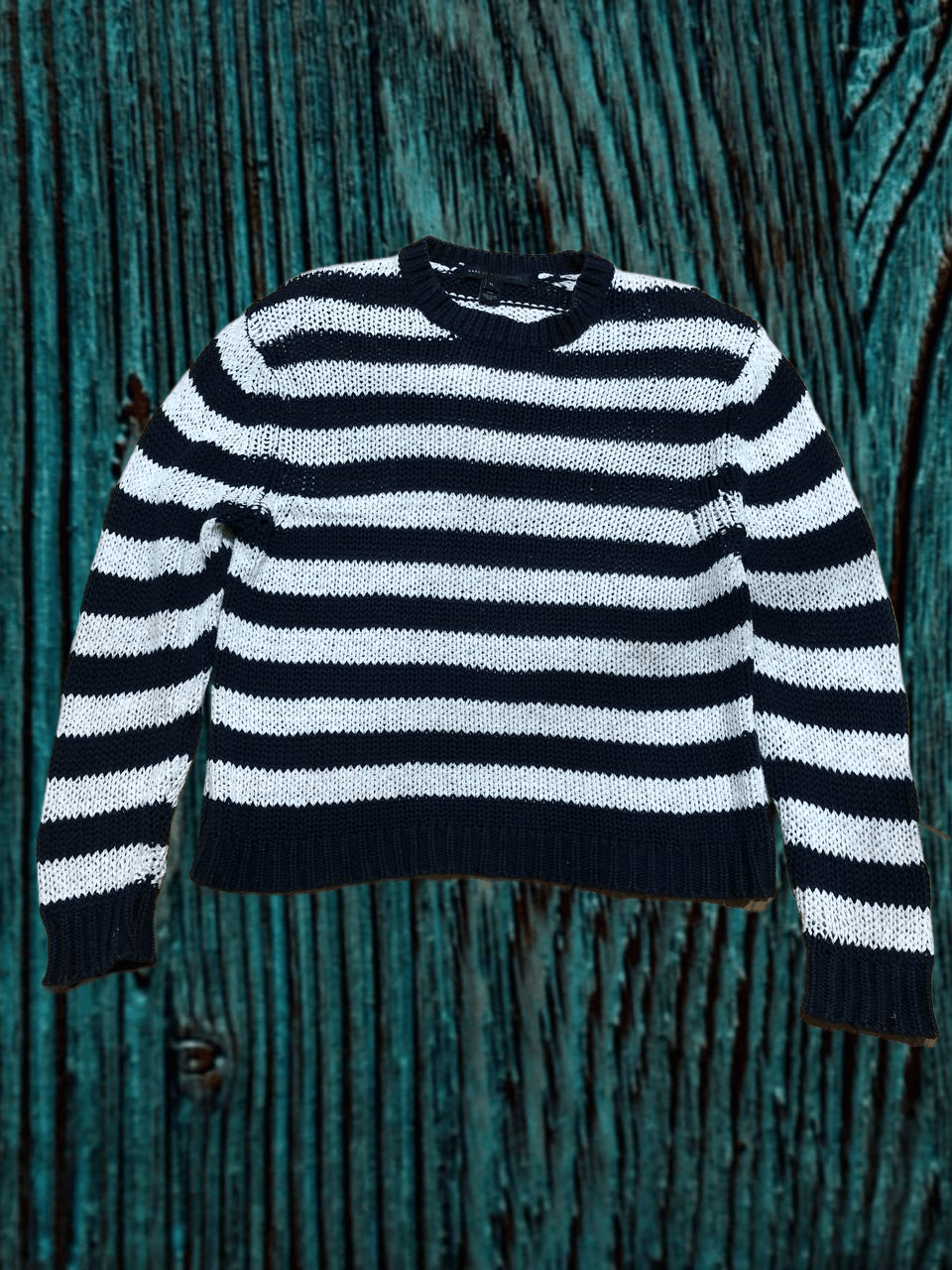 Marc by Marc Jacobs MARC by MARC JACOBS Cotton Knit Top SWEATER STRIPED Size XL / US 12-14 / IT 48-50 - 1 Thumbnail