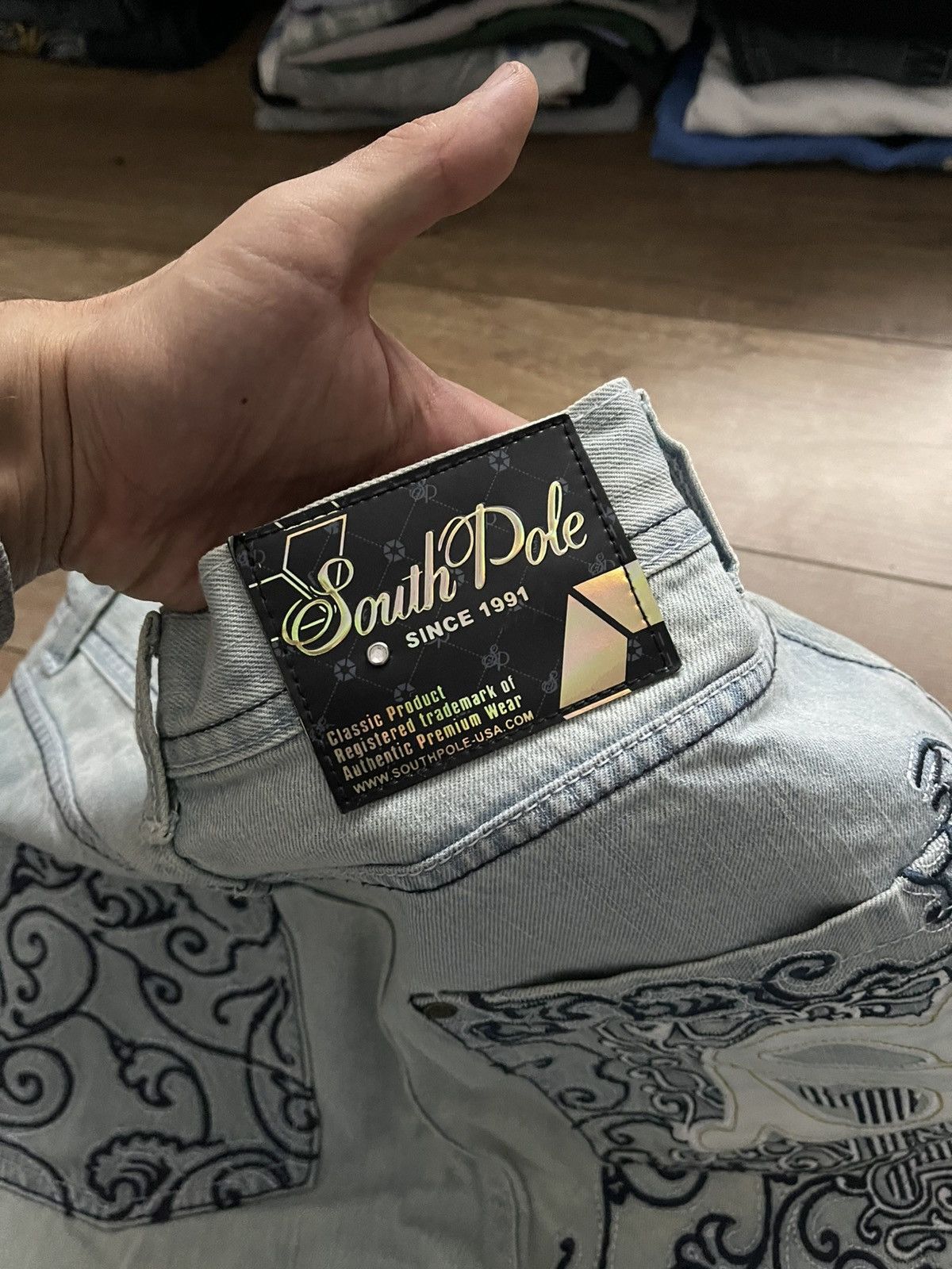 Southpole Southpole Vintage Y2K Denim Jacket 90s Big Logo Size US 32 / EU 48 - 10 Thumbnail