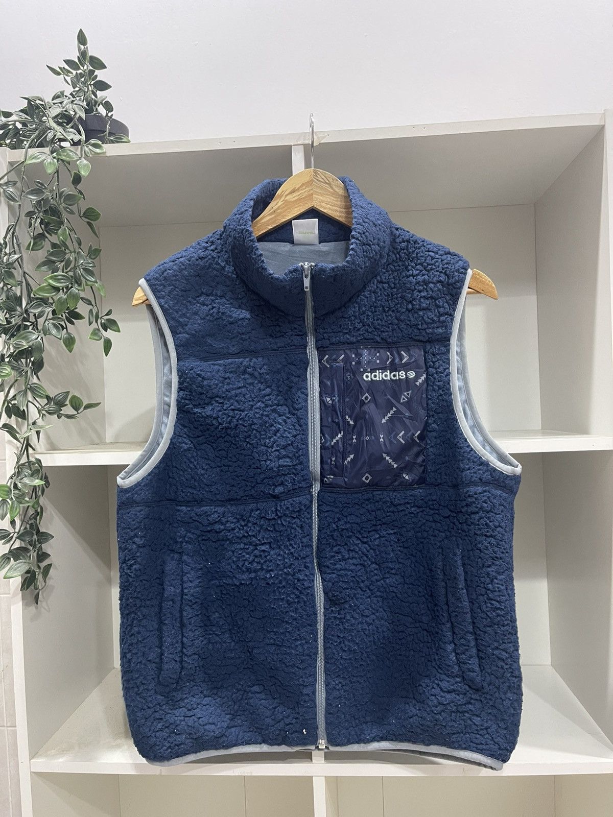 Adidas Adidas Fleece Vest Size US M / EU 48-50 / 2 - 1 Thumbnail