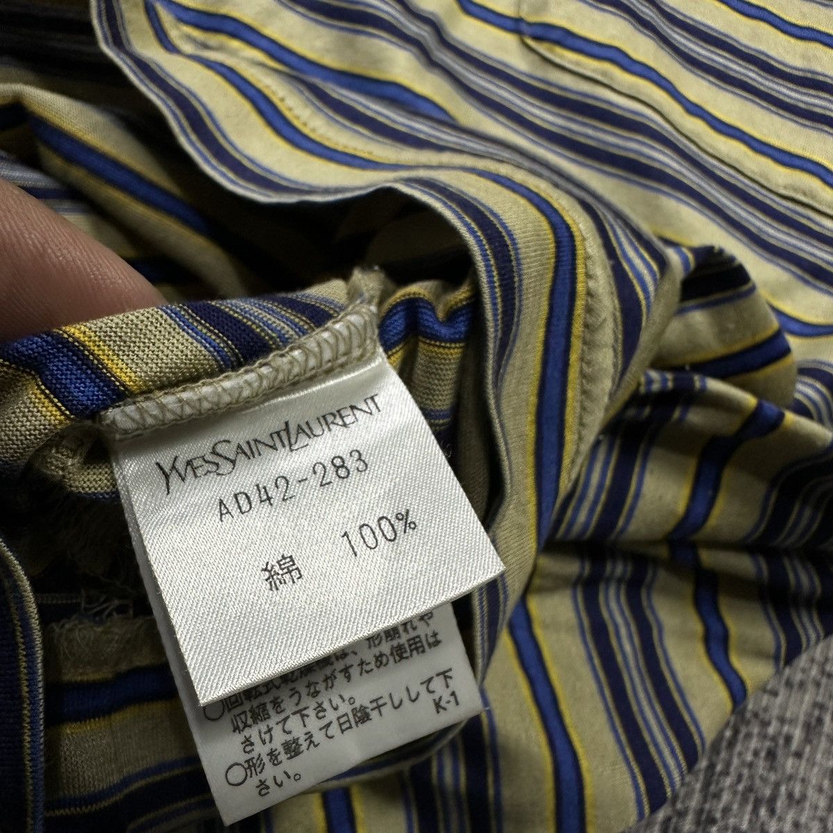 Yves Saint Laurent Yves SaintLaurent striped Size US L / EU 52-54 / 3 - 3 Thumbnail