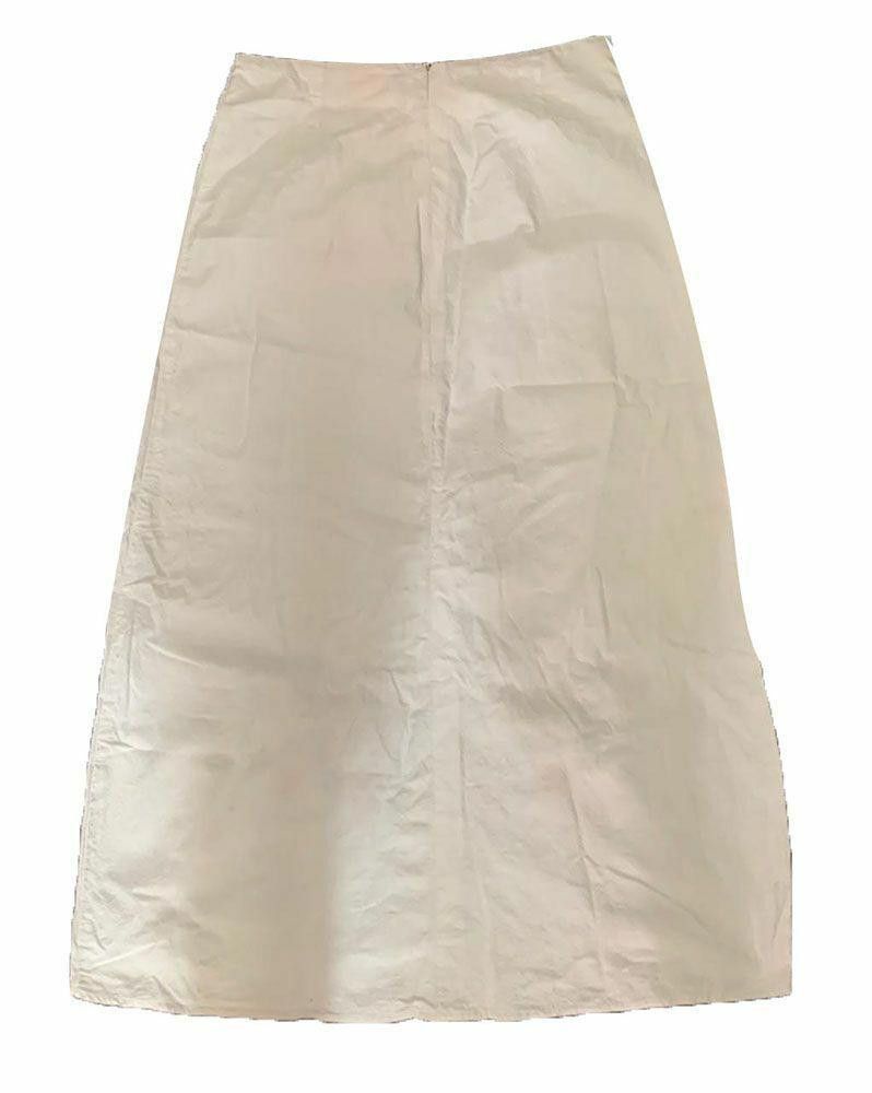 Designer Pre Owned White Hand Made Skirt M Size 32" / US 10 / IT 46 - 3 Thumbnail