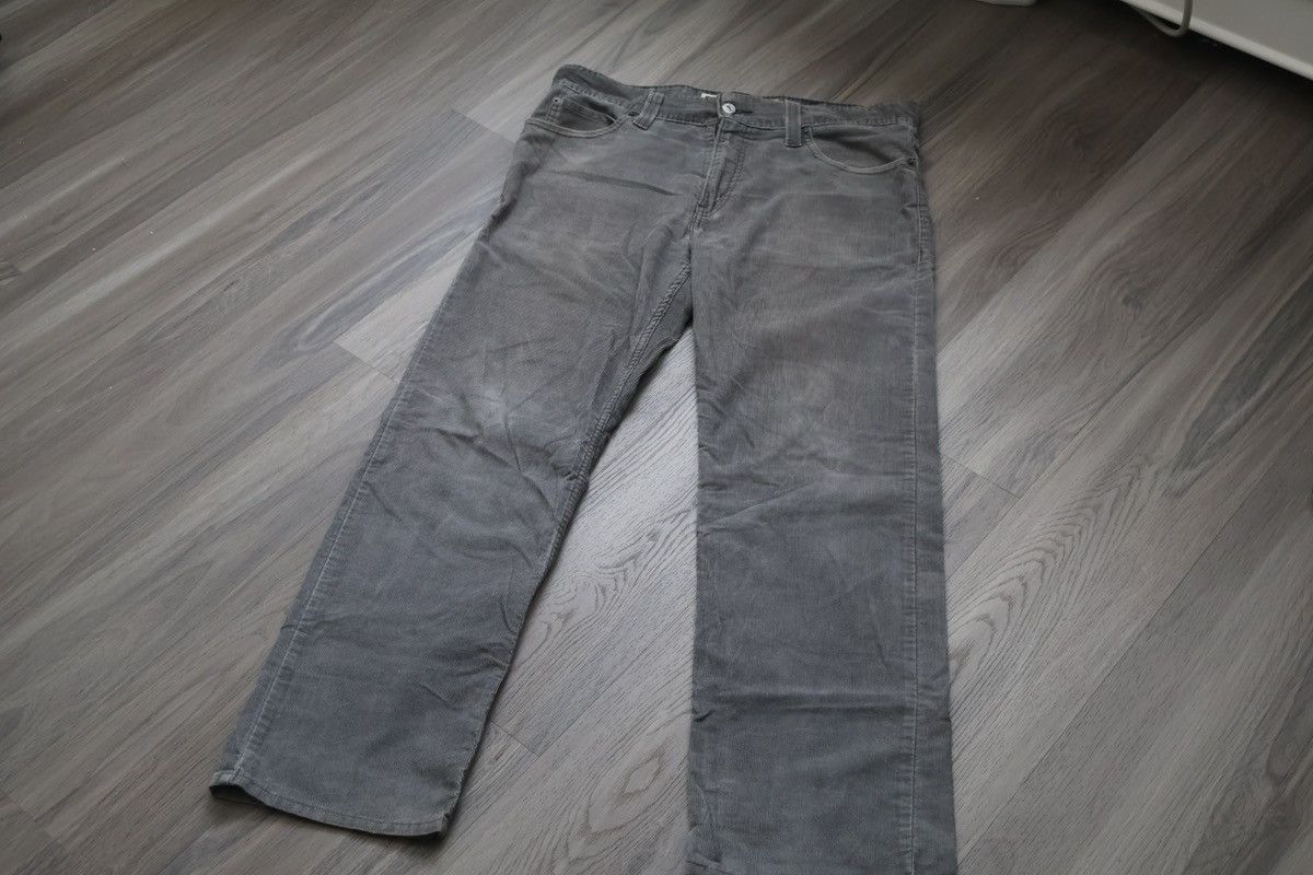 Levi's Levi’s 549 Low Loose Corduroy Pants – W34 L32 – Gray Size US 34 / EU 50 - 1 Thumbnail