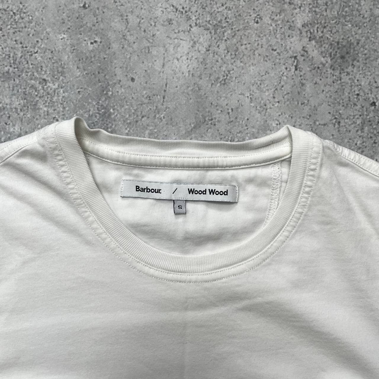 Barbour × Wood Wood Barbour x Wood Wood T Shirt White Size S Size US S / EU 44-46 / 1 - 4 Thumbnail