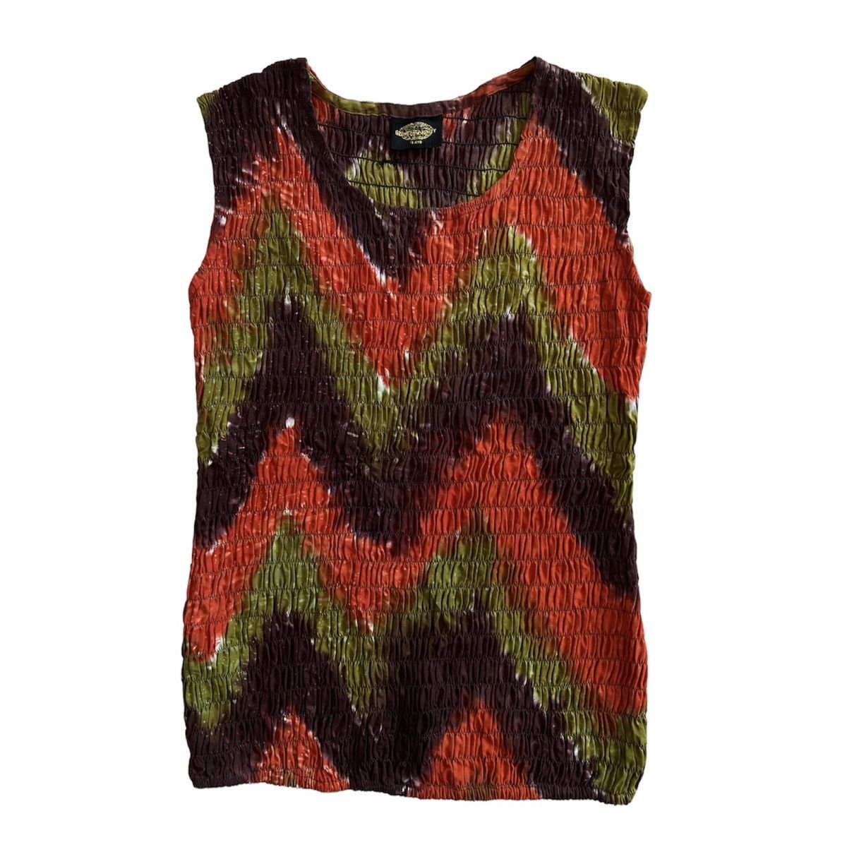 Hysteric Glamour OZONE COMMUNITY COLORFUL PLEATS TANK TOP Size S / US 4 / IT 40 - 1 Thumbnail