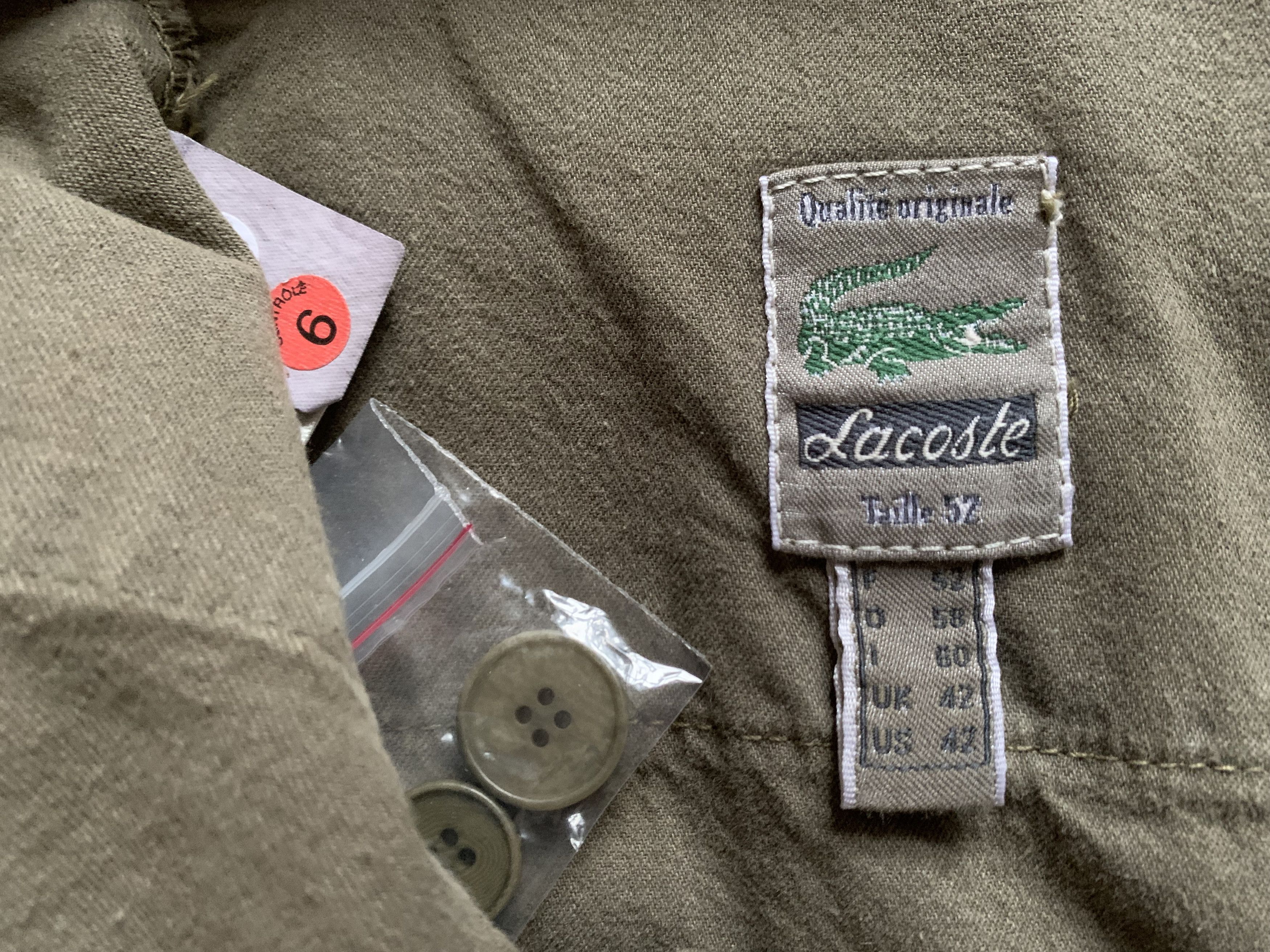 Lacoste New Lacoste Chino Pants Trousers Size US 36 / EU 52 - 11 Thumbnail