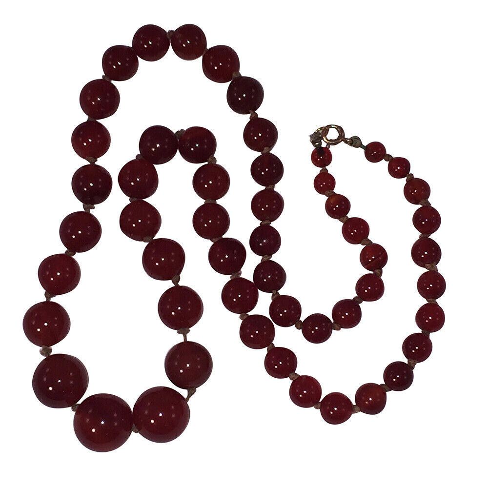 Designer Graduated Carnelian AAA Grade Bead Necklace Size ONE SIZE - 4 Thumbnail