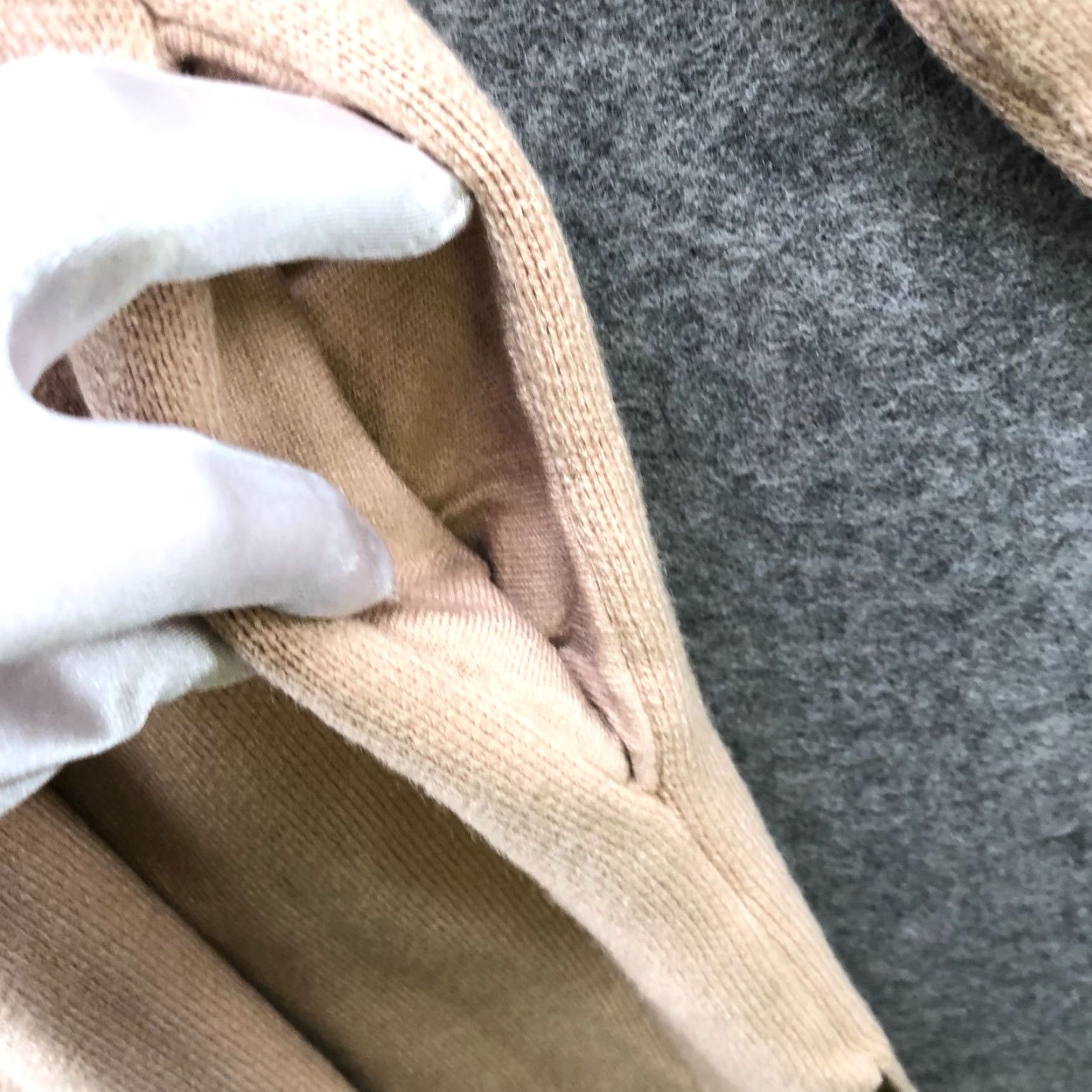 Camel Chicwish Cardigan Duster Open Front Womens L Beige Acrylic Knit Pockets Fall Winter Chicwish Refined Size L / US 10 / IT 46 - 5 Thumbnail