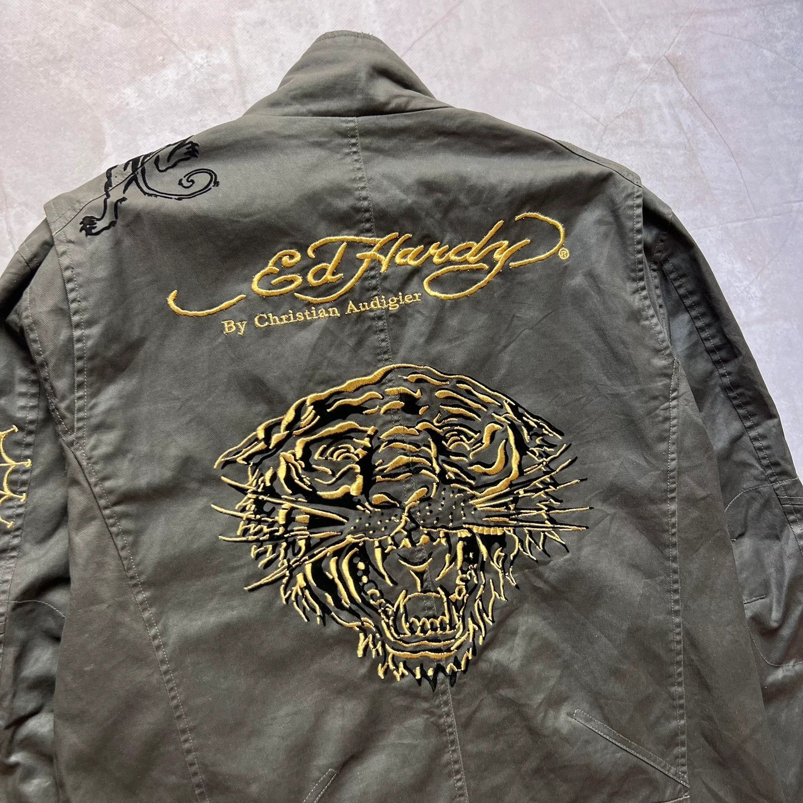 Hysteric Glamour vintage Ed Hardy by Christian Audiger jacket coat tiger Y2K Size US L / EU 52-54 / 3 - 6 Thumbnail