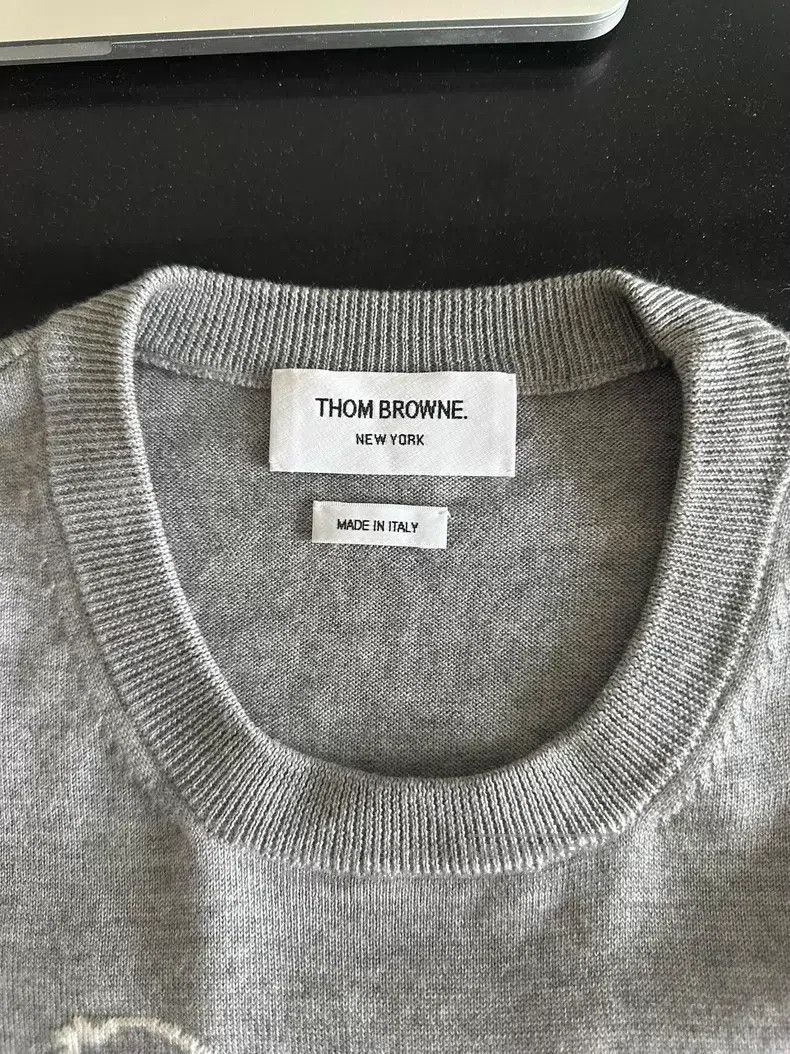Thom Browne Thom Browne Dog sweater Size US L / EU 52-54 / 3 - 3 Thumbnail