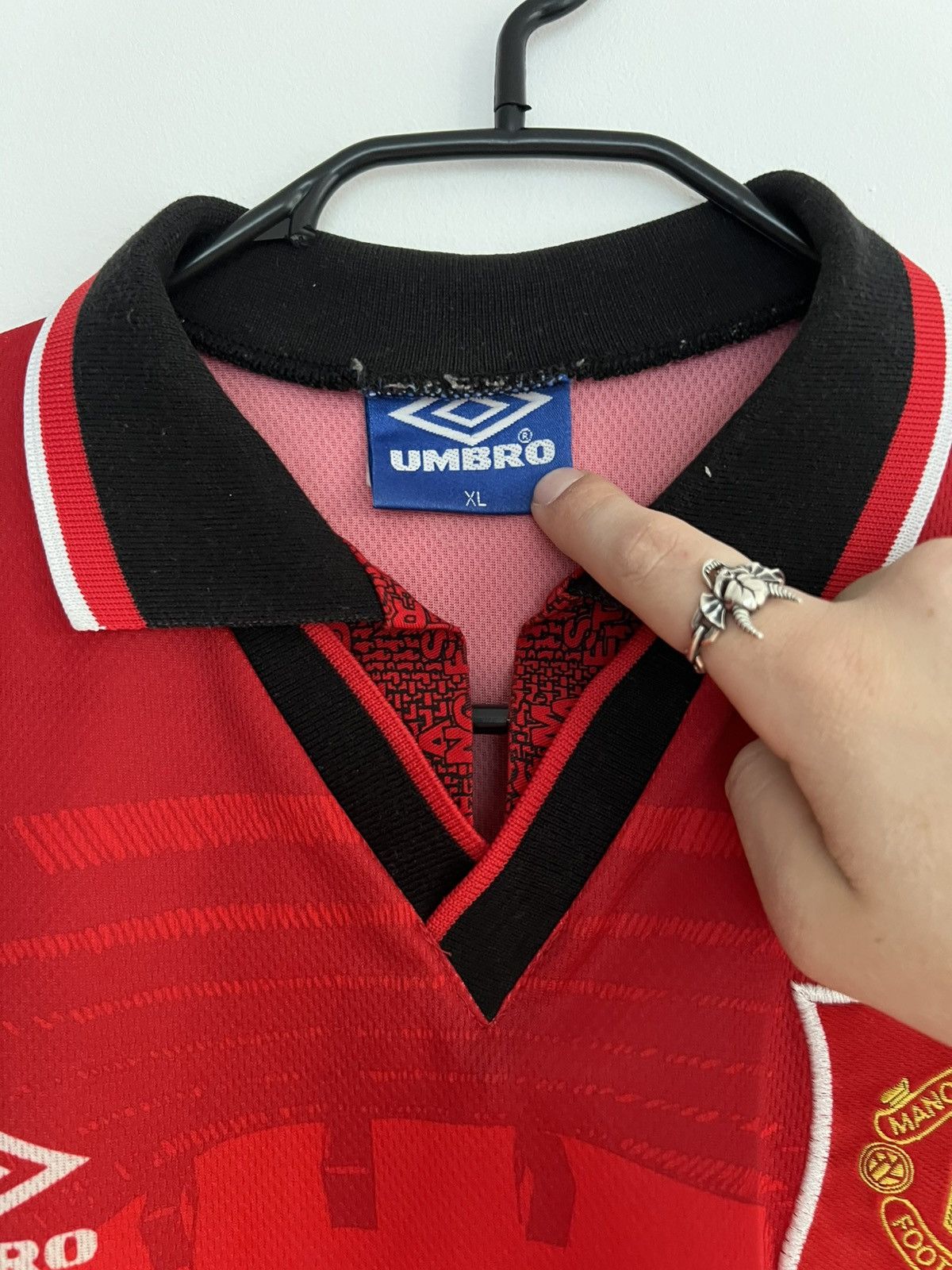 Umbro Vintage 94/95 Umbro Manchester United Home Jersey Size US XL / EU 56 / 4 - 9 Thumbnail
