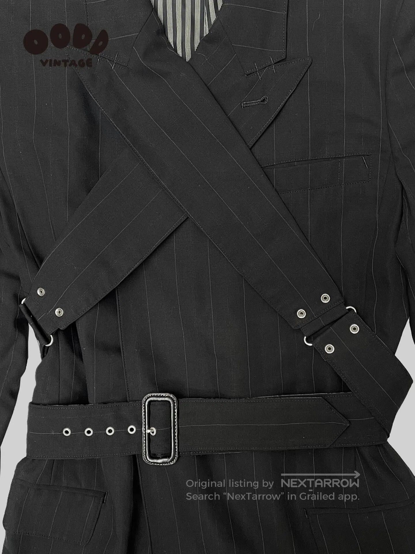 Jean Paul Gaultier Jean Paul Gaultier Striped Wool Suit. Size M / US 6-8 / IT 42-44 - 4 Thumbnail