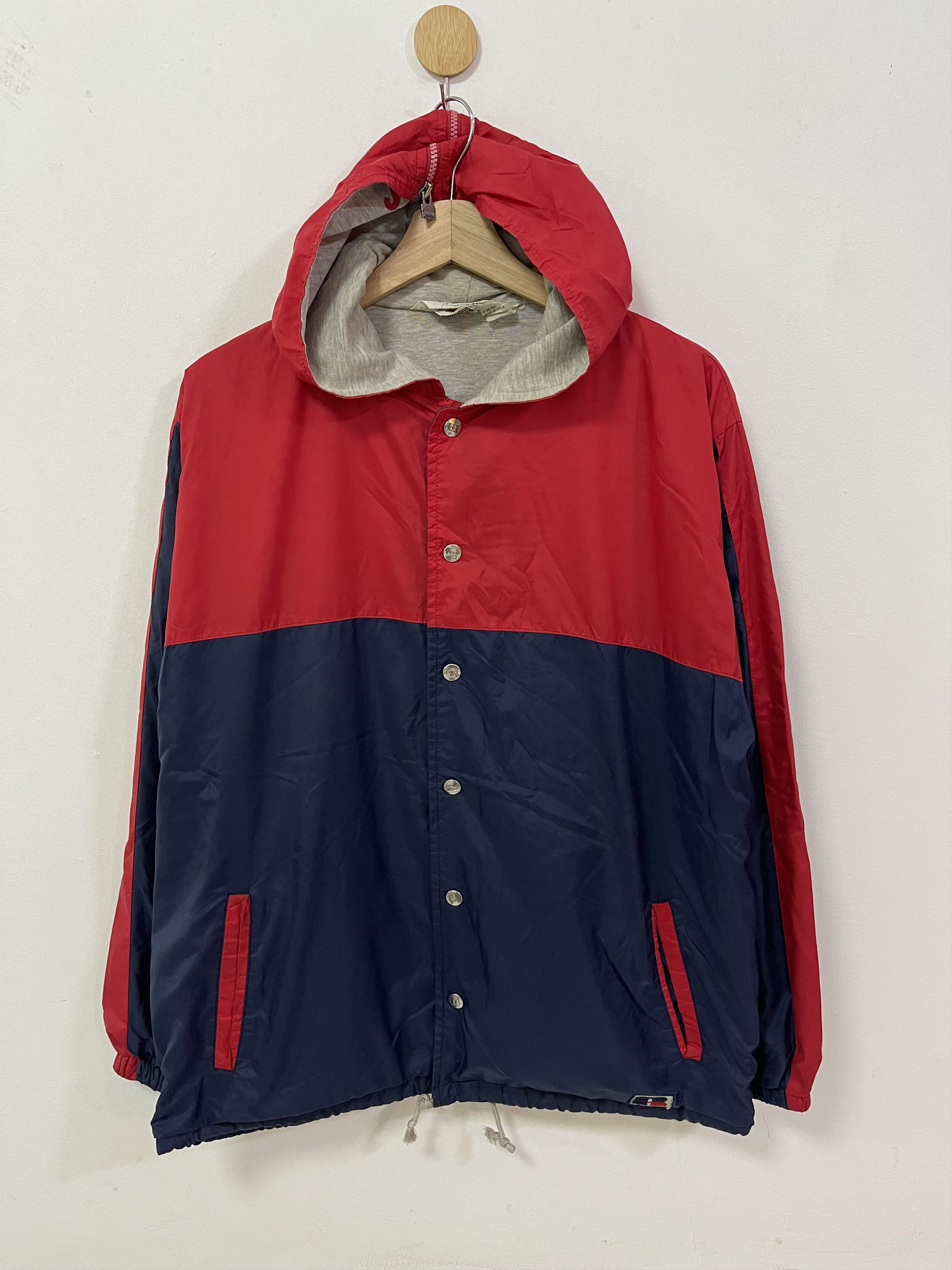 Vintage Russell x Mizuno Colourblok Button Up Light Jacket