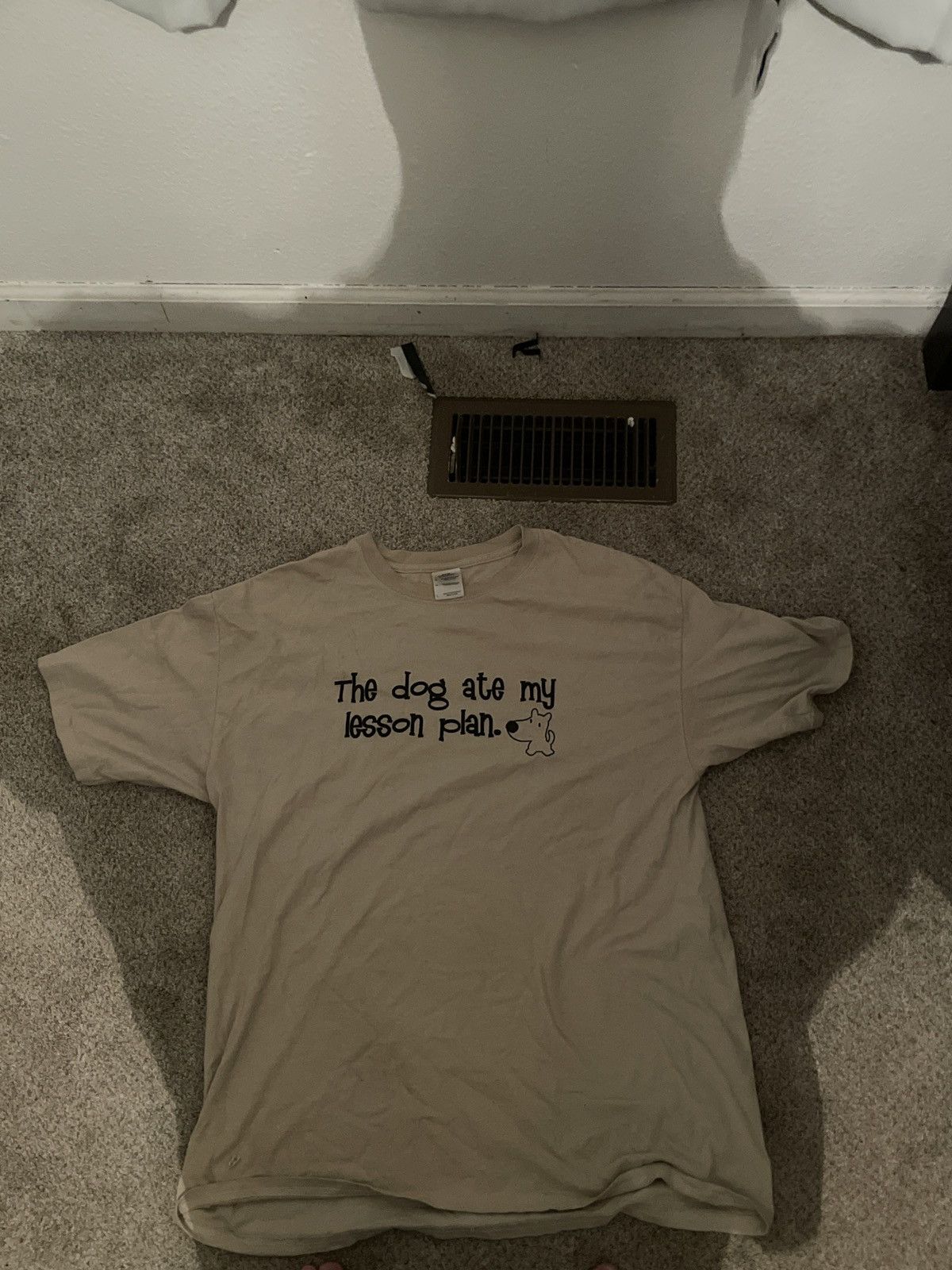 Vintage Dog ate my lesson plan tee Size US L / EU 52-54 / 3 - 1 Preview