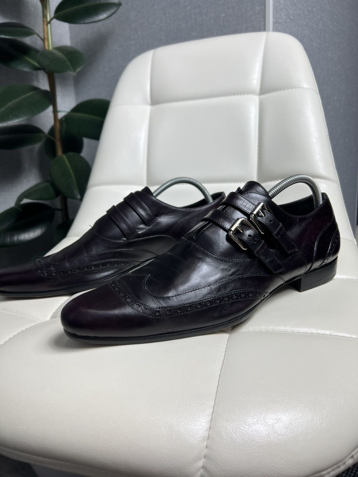 Dolce & Gabbana Dolce & Gabbana Double Monk Leather Shoes Size 44 D&G Size US 11 / EU 44 - 1 Thumbnail