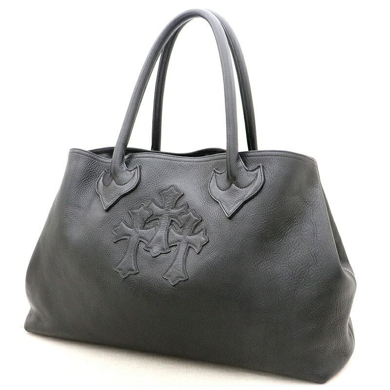 Chrome Hearts Chrome Hearts Triple Cross Patch Double Snap Tote 