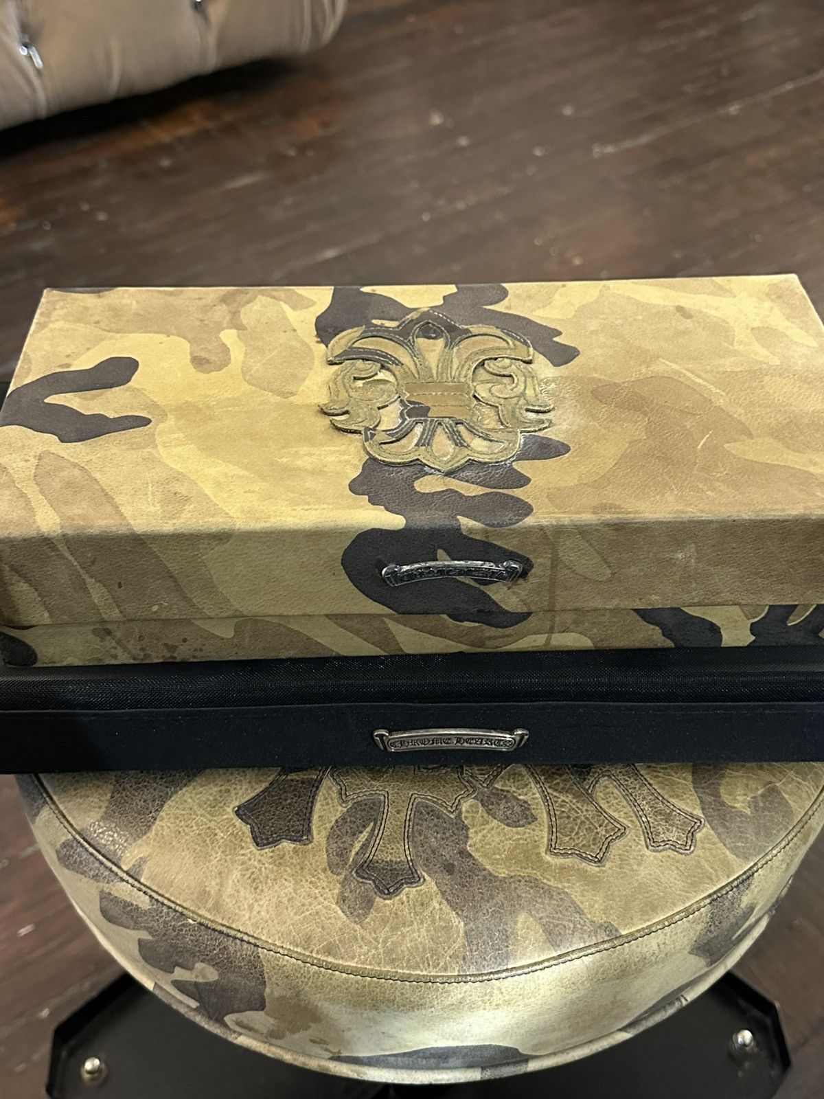 Chrome Hearts CHROME HEARTS CAMO LEATHER GLASSES CASE Size ONE SIZE - 2 Thumbnail
