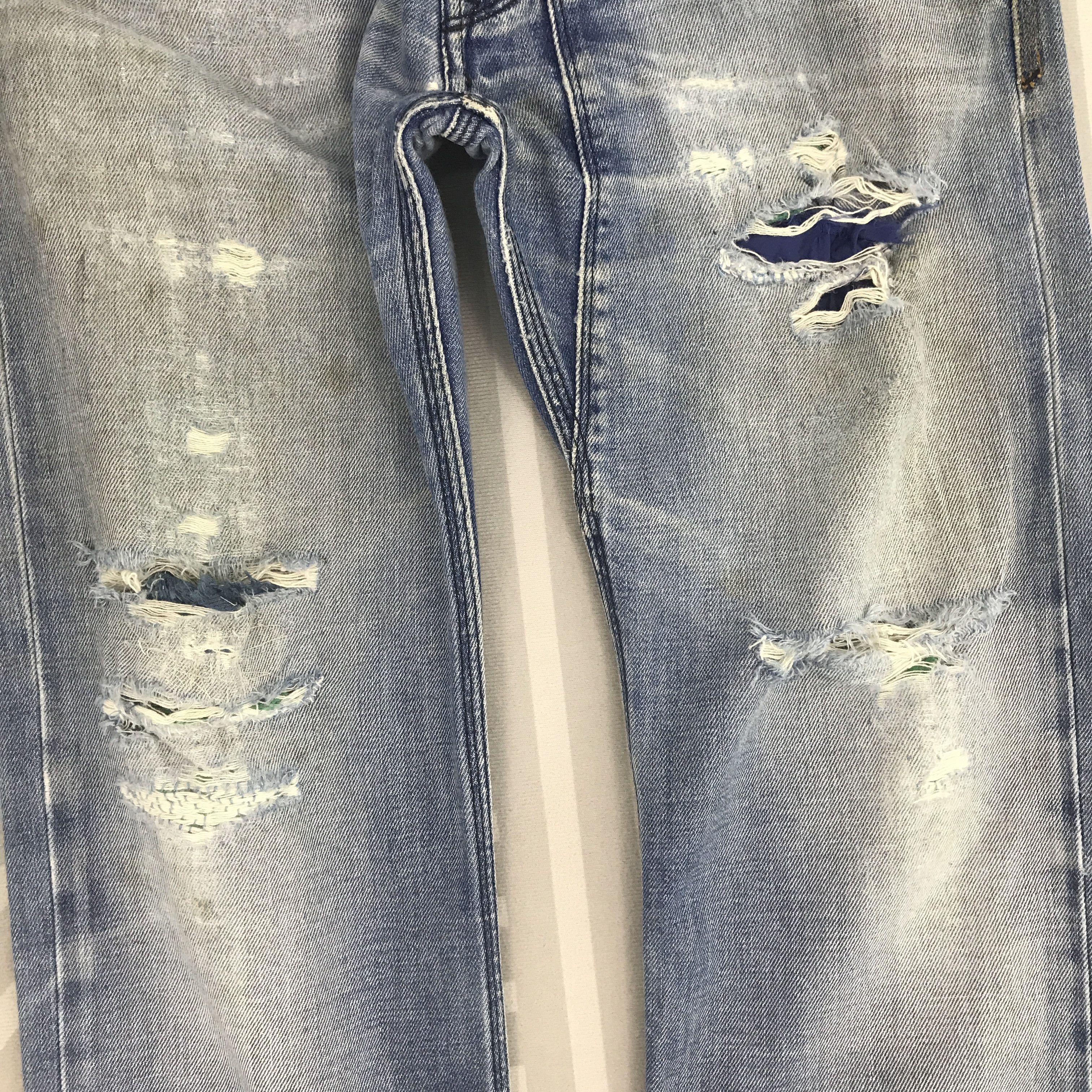 Diesel × Vintage Vintage Diesel Punk design Industry Distressed Jeans pants Size US 32 / EU 48 - 3 Thumbnail