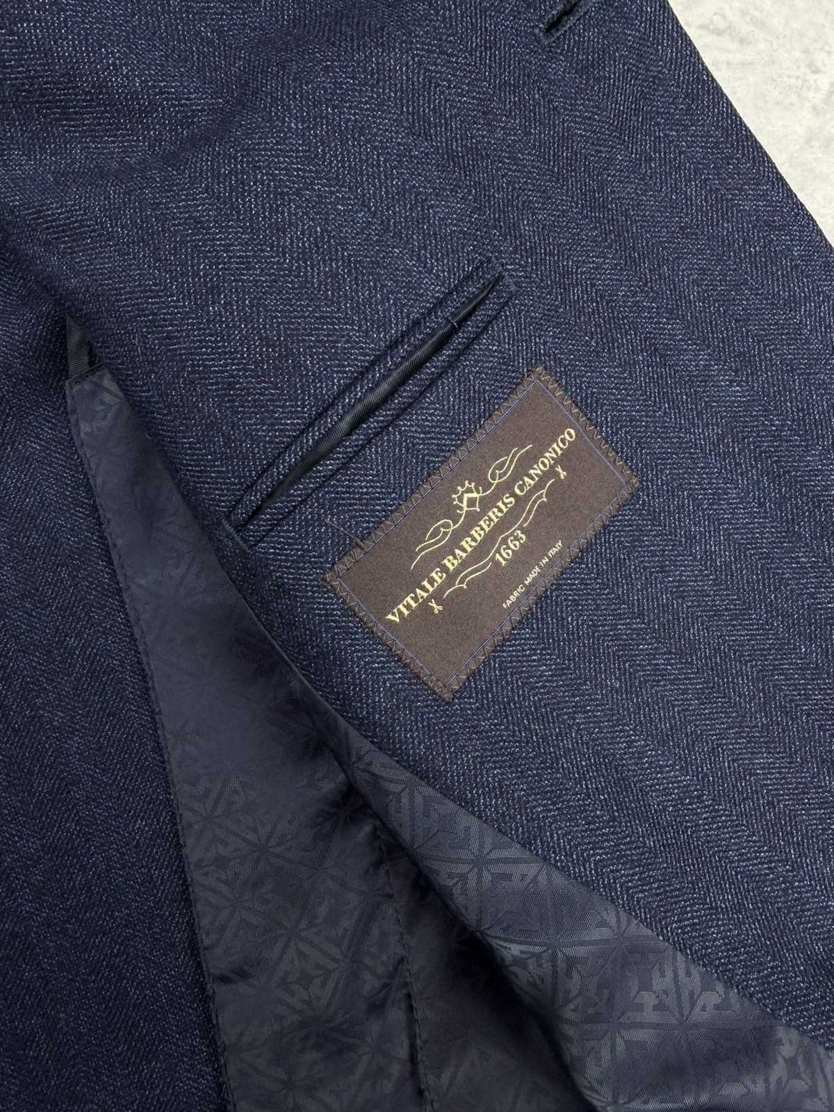 Hardy Amies Hardy Amies Wool Blazer Navy Size 46R Size 36R - 10 Thumbnail