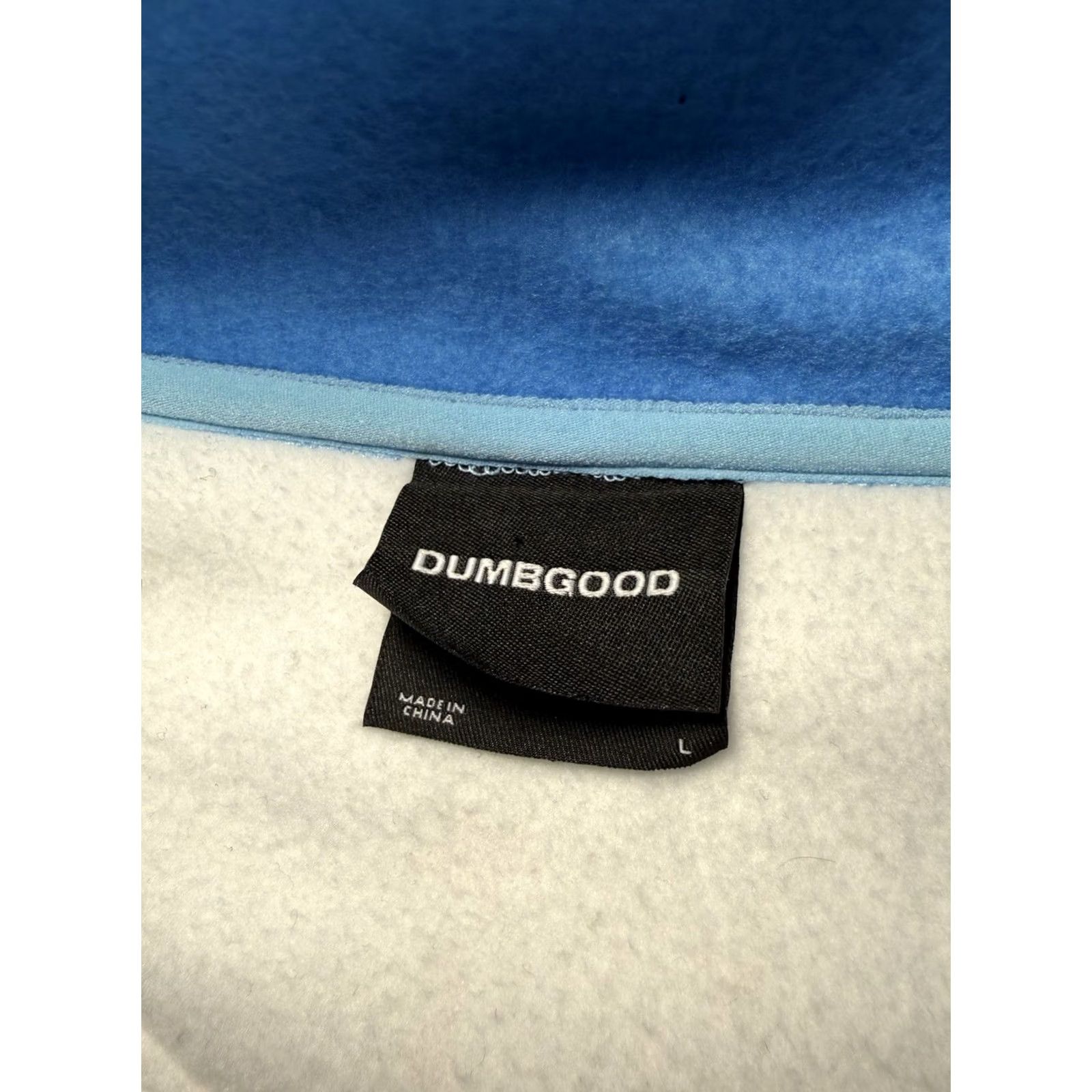 Vintage Dumbgood Buffy Fleece Vampire Slayer Large Sq Zip Blue Sweater Size US L / EU 52-54 / 3 - 4 Thumbnail