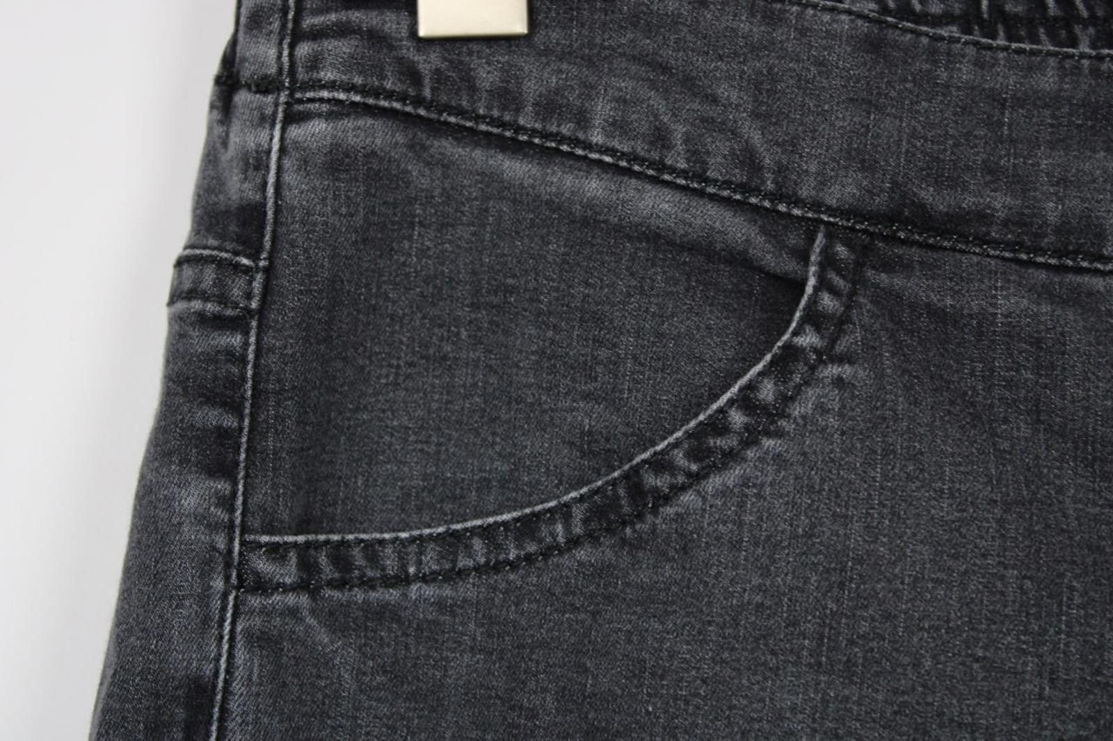 Oscar De La Renta OSKA Wash Denim Elastic Waist Stretch Skinny Jeans Size 2 Size 26" / US 2 / IT 38 - 6 Thumbnail