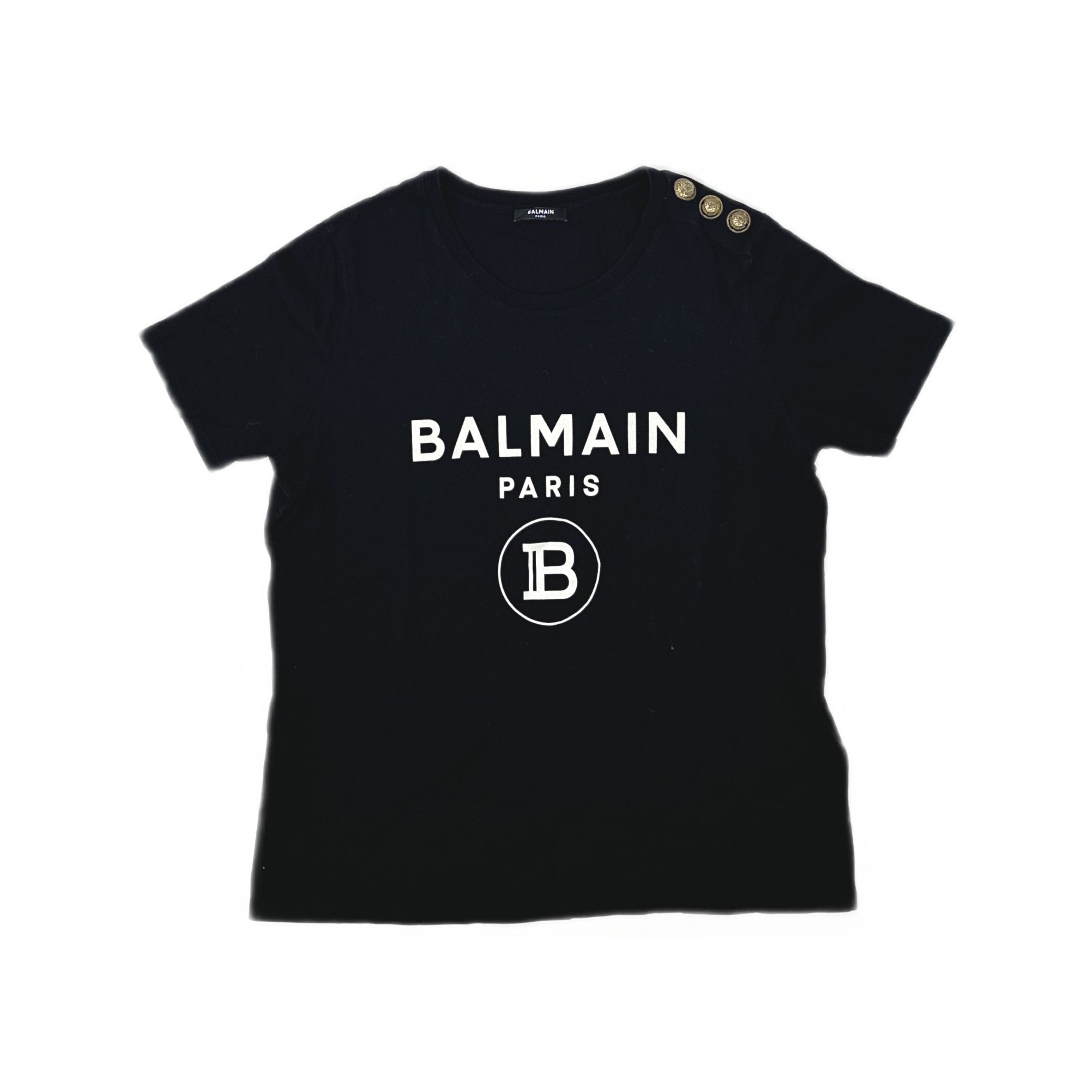 Balmain Balmain Paris Logo Short Sleeve T-Shirt Size XL Size XL / US 12-14 / IT 48-50 - 1 Thumbnail
