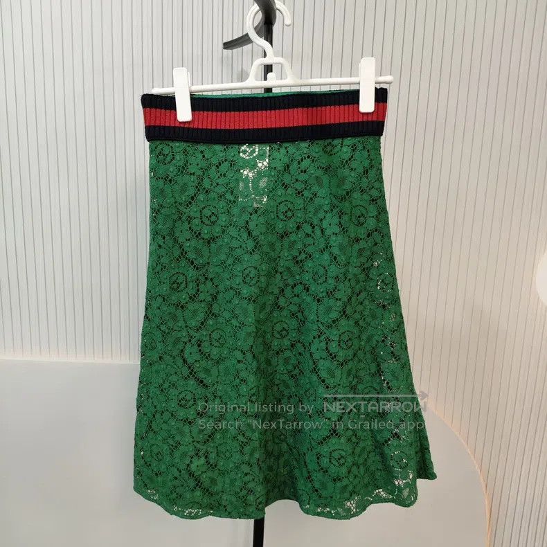 Gucci Gucci Lace-through skirt Size 26" / US 2 / IT 38 - 2 Thumbnail