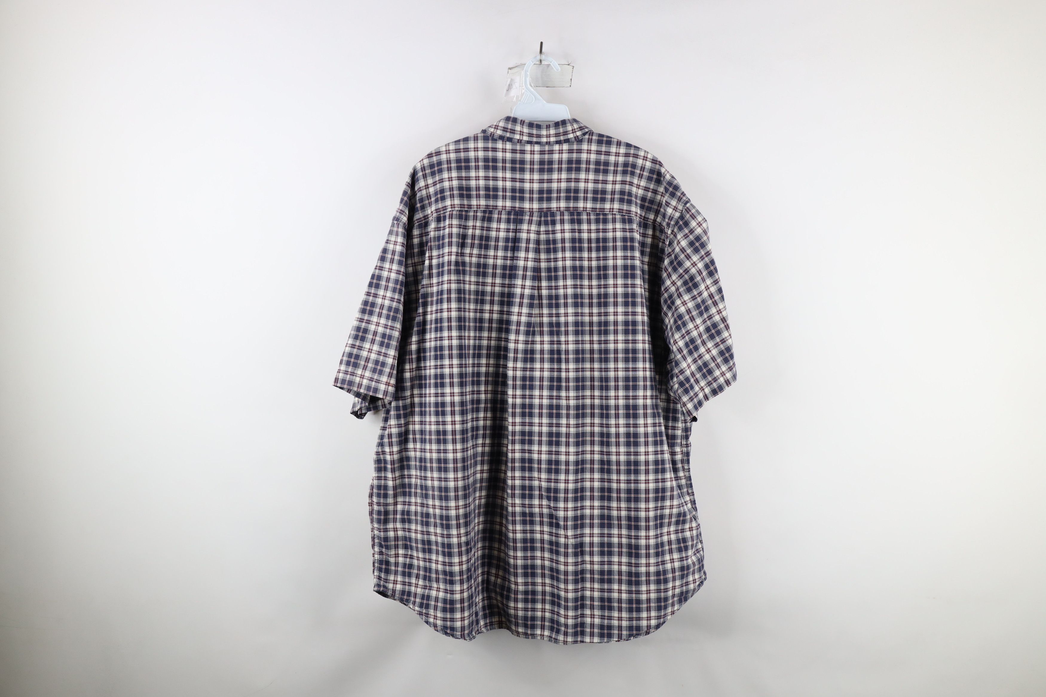 Eddie Bauer × Vintage Vintage 90s Eddie Bauer Short Sleeve Collared Button Shirt Size US XXL / EU 58 / 5 - 6 Thumbnail