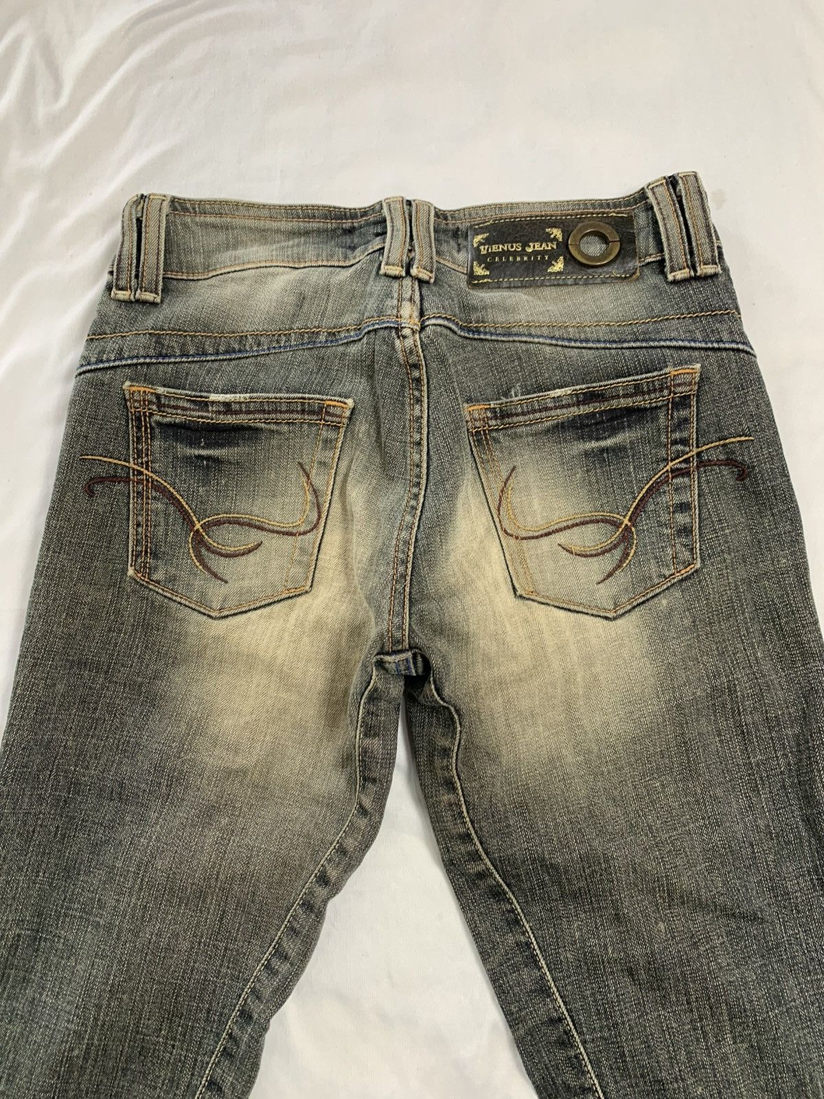 If Six Was Nine Vintage flare vienus jeans pant tornado mart style Size US 27 - 10 Thumbnail
