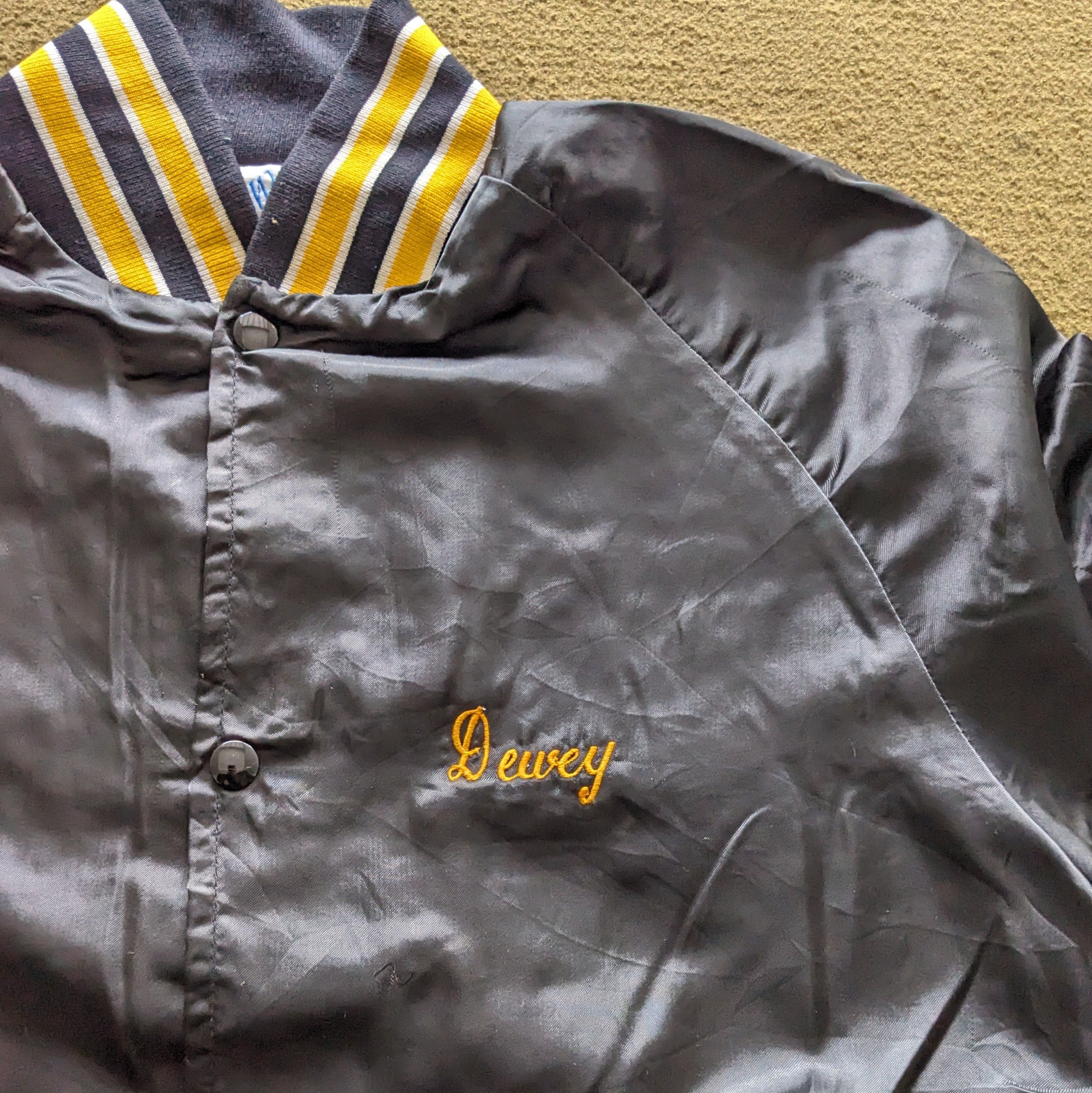 Vintage Vintage BRASS RAIL Pub American Style Varsity Jacket Size US L / EU 52-54 / 3 - 4 Thumbnail