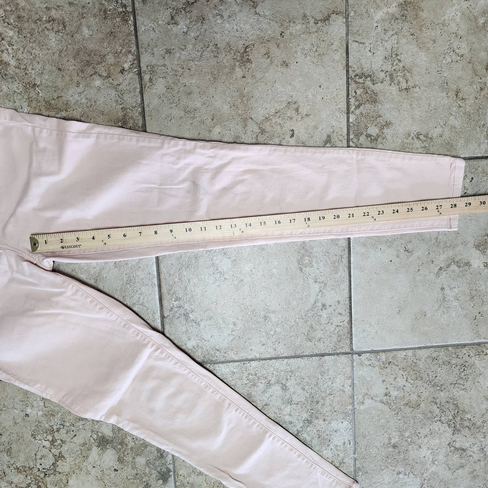 Country Road COUNTRY ROAD Jeans Womens 10 Peach Tapered Slim Denim Size 29" - 7 Thumbnail