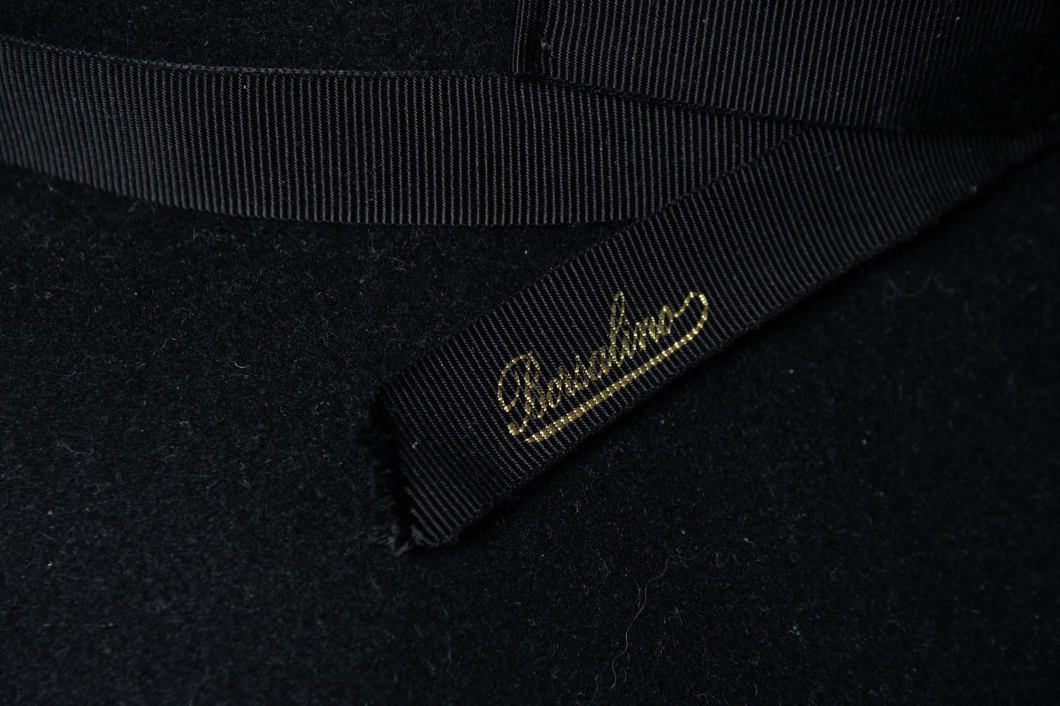 Borsalino Borsalino, black hat Size ONE SIZE - 6 Thumbnail