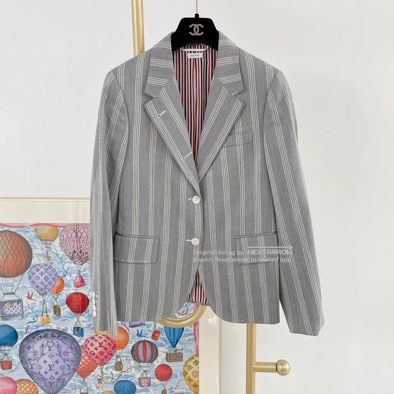 Thom Browne Thom Browne Gray Blazer Size 40 3 Size 40R - 1 Thumbnail