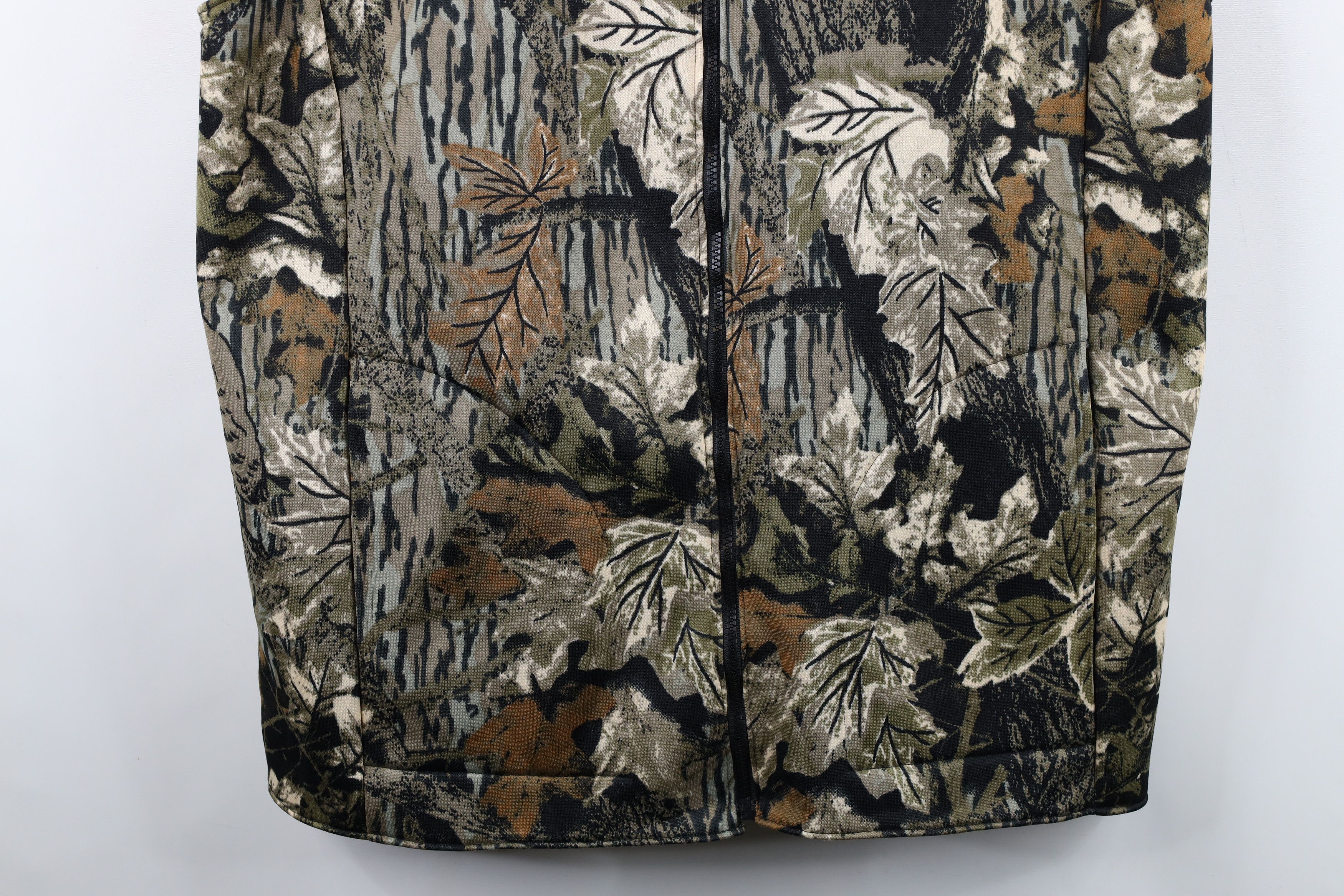 Vintage Vintage 90s Streetwear Cloth Camouflage Full Zip Vest Jacket Size US XXL / EU 58 / 5 - 3 Thumbnail