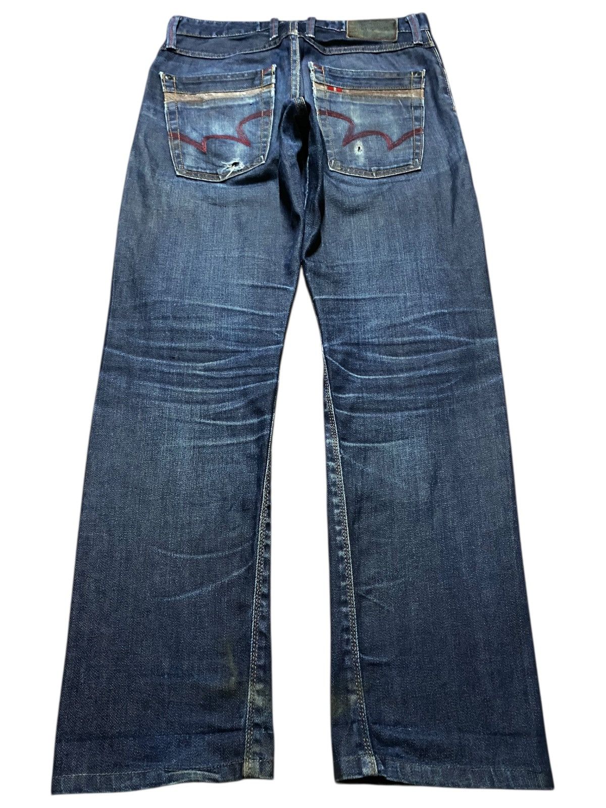 Edwin Vintage Japanese Brand Edwin Union Made Twist Leg Jeans Size US 30 / EU 46 - 2 Thumbnail