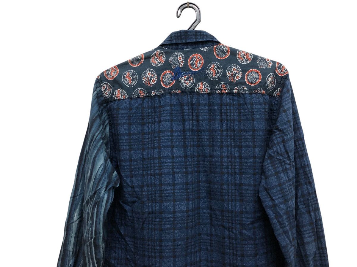 Desigual × Indigo Y2K 🔥 BATIK ABSTRACT PATTERN BLUE INDIGO KAPITAL INSPIRED Size US L / EU 52-54 / 3 - 5 Thumbnail