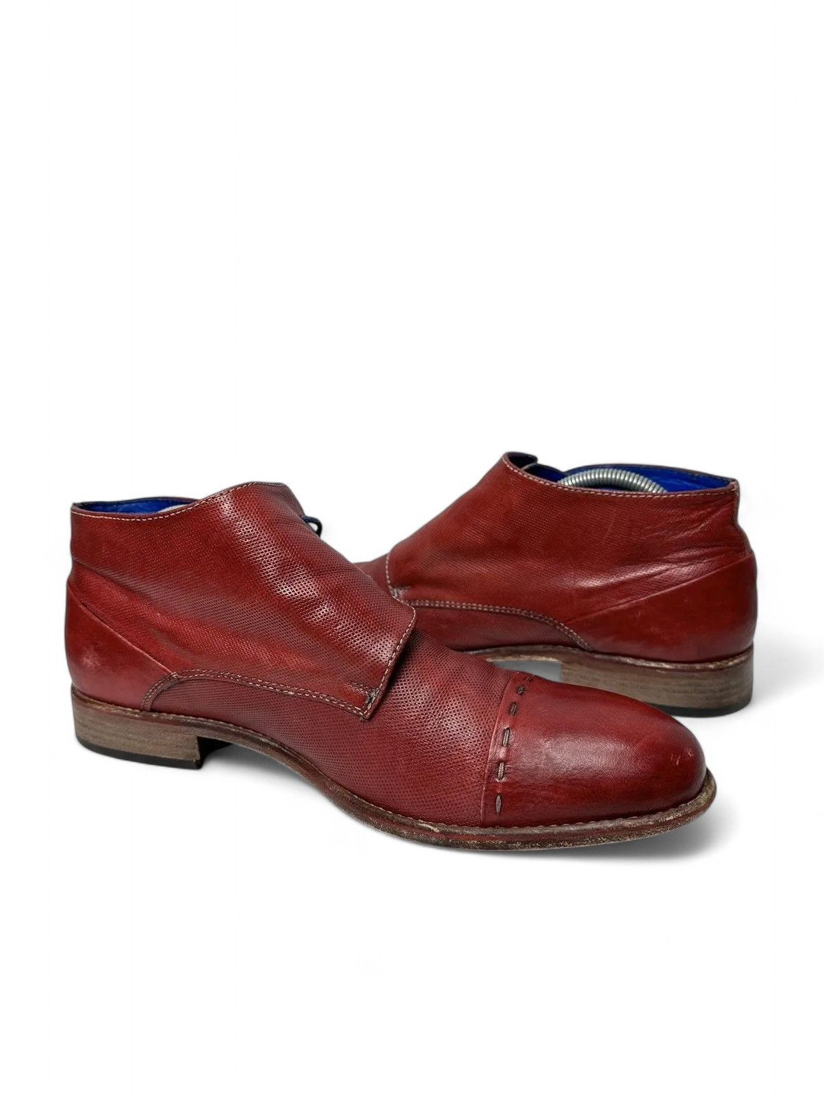 Leather Vintage Leather Ankle Boots As 98 GOA Avantgarde Rare Size US 9 / EU 42 - 5 Thumbnail