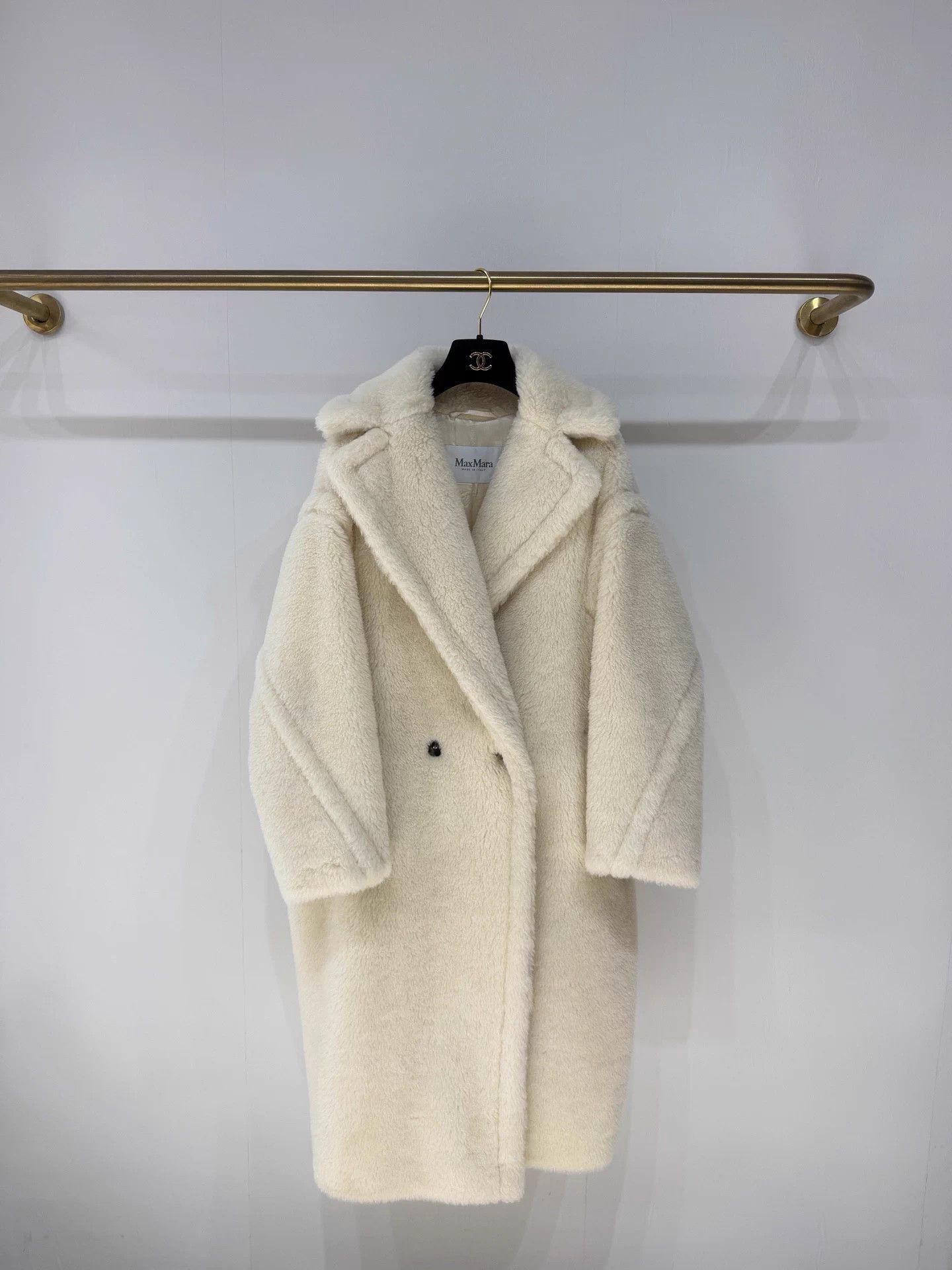 Max Mara Maxmara White Teddy Coat 99 New XS Size XS / US 0-2 / IT 36-38 - 1 Thumbnail