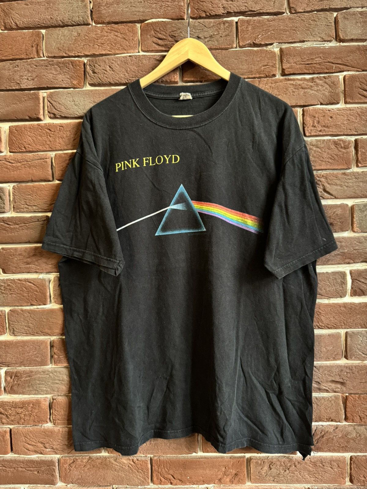00s Pink Floyd Dark side moon Rock Band Tour Tshirt Hype XL