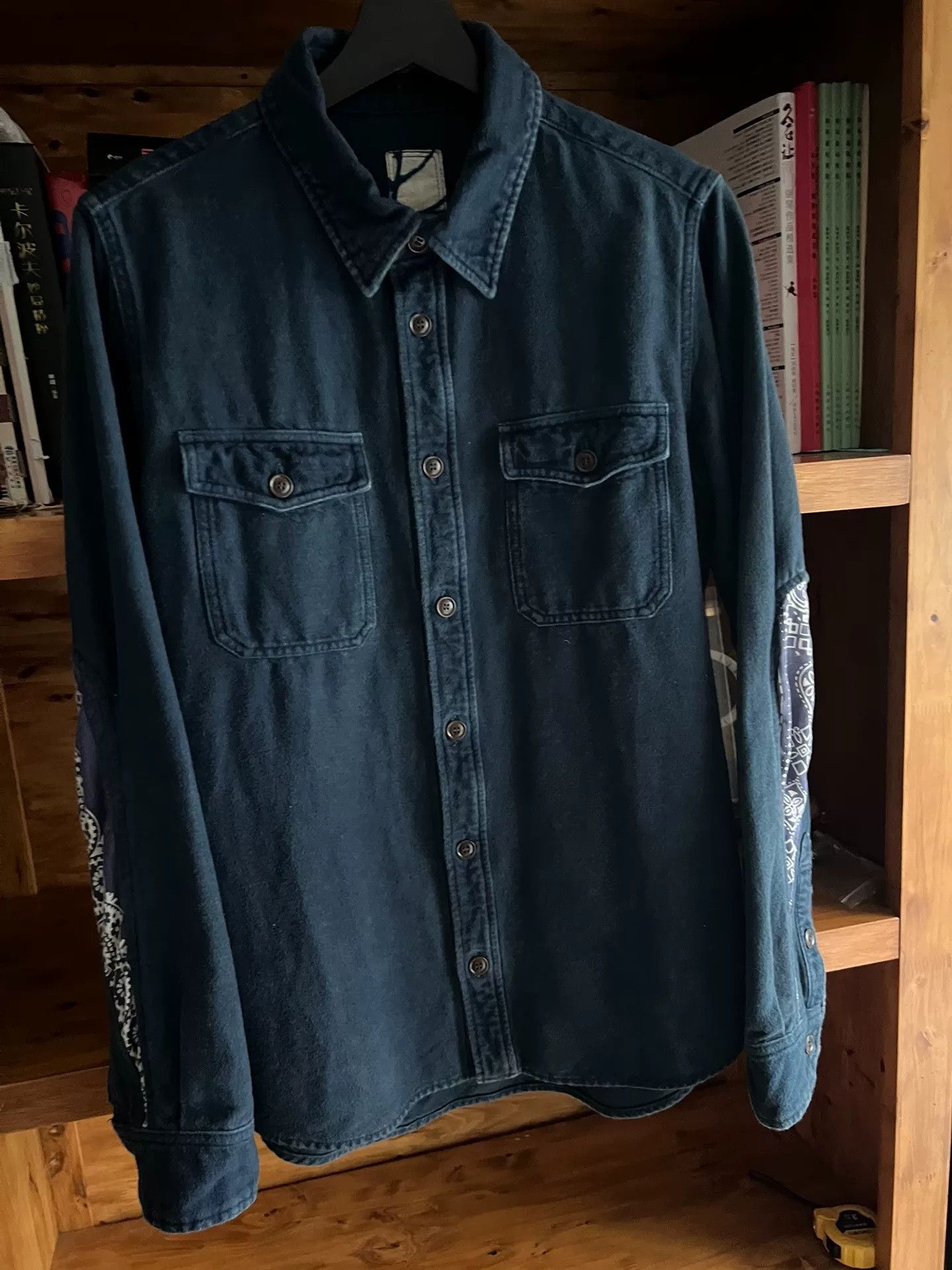 Visvim visvim 2019 Indigo Dyed Distressed ICT Shirt Size US M / EU 48-50 / 2 - 2 Thumbnail