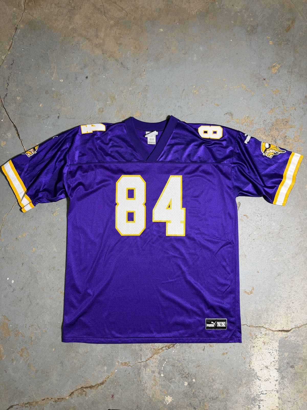 Puma Vintage Randy Moss Minnesota Vikings Jersey Size US XXL / EU 58 / 5 - 1 Thumbnail