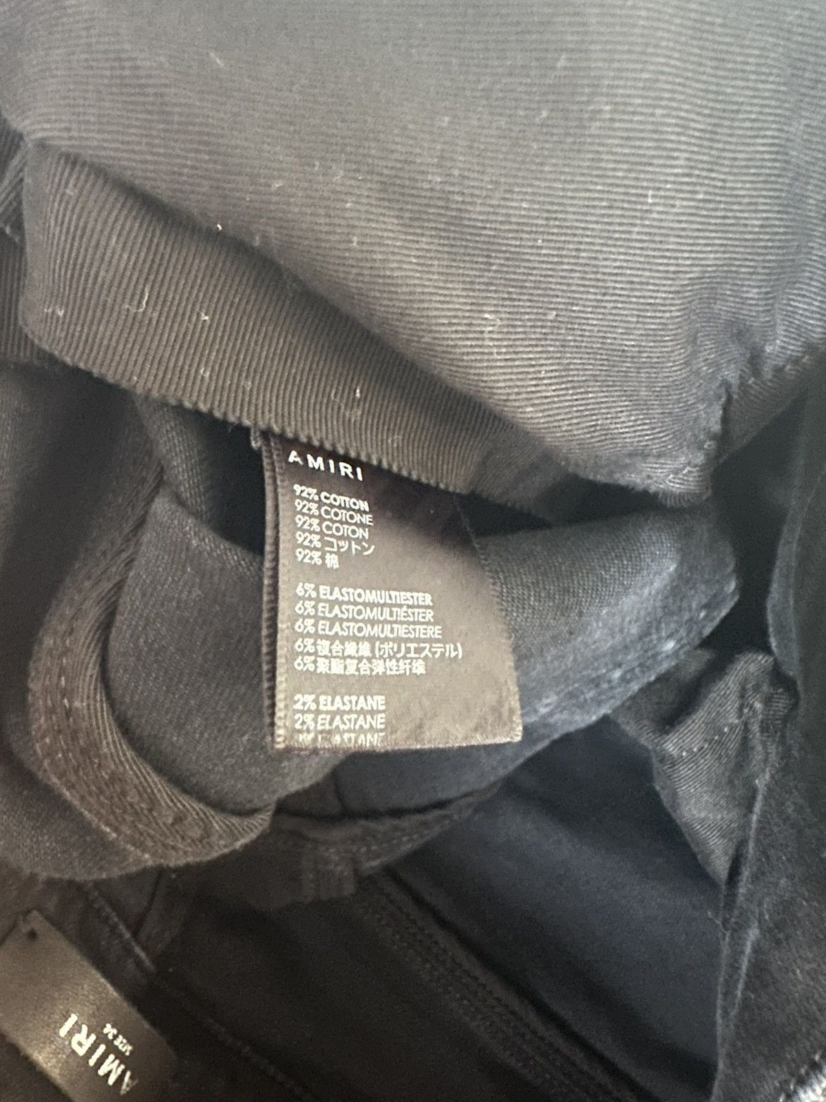 Amiri Amiri Black MX1 Bandana Jeans Size US 34 / EU 50 - 9 Thumbnail