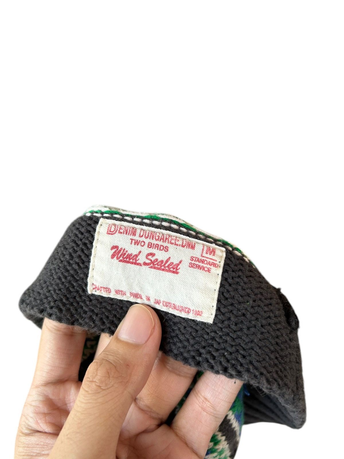 Japanese Brand × Kapital × Vintage Sunfaded Denim Dungaree Vintage Knitt Beanie Hats Size ONE SIZE - 11 Thumbnail