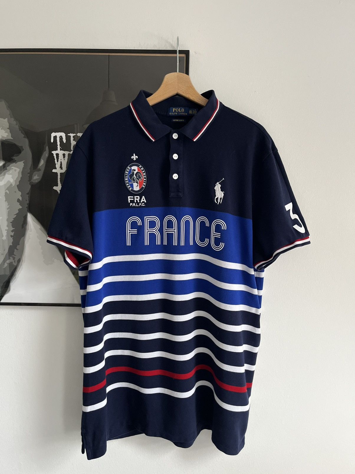 Polo Ralph Lauren × Rugby Ralph Lauren Rugby France Polo Ralph Lauren Big Logo Chief Keef Style Size US XXL / EU 58 / 5 - 1 Thumbnail