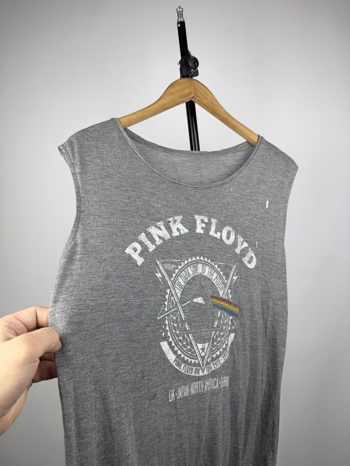 Pink Floyd 00s Y2K Pink Floyd Dark Side Tour 1973 Reprint Tank Top Size US M / EU 48-50 / 2 - 3 Thumbnail