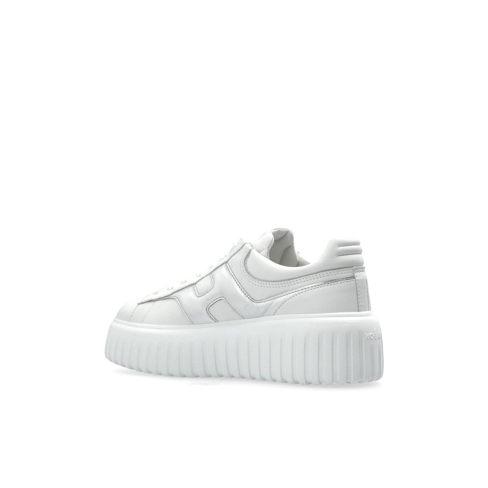 Hogan Hogan H Stripes White Leather Platform Sneakers New & Authen Size US 11 / IT 41 - 4 Thumbnail