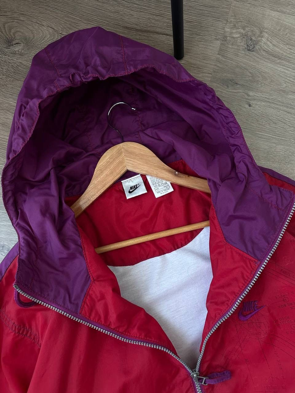 Nike × Vintage Vintage Nike Purple Sportswear Zip Jacket Size US XL / EU 56 / 4 - 9 Thumbnail